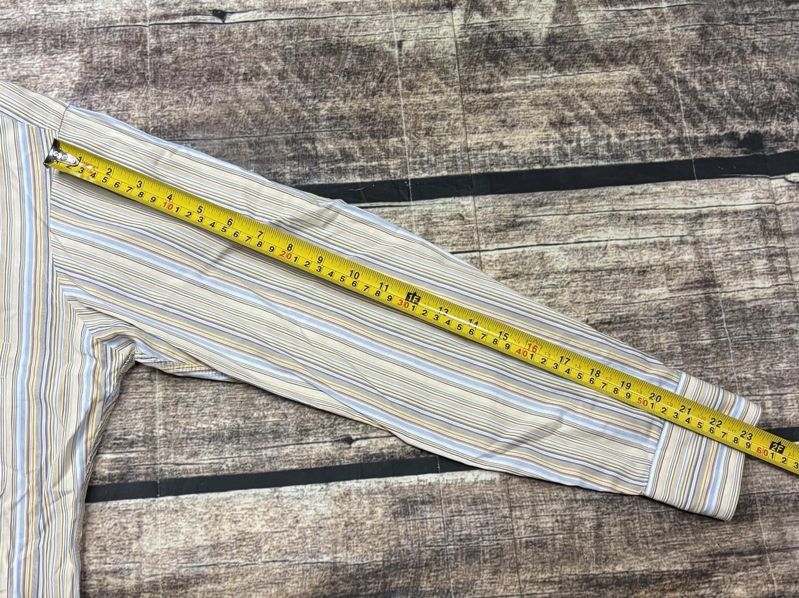 Barneys New York Barneys New York Shirt Mens 15.5 Medium Long Sleeve Stripes Size US M / EU 48-50 / 2 - 10 Thumbnail