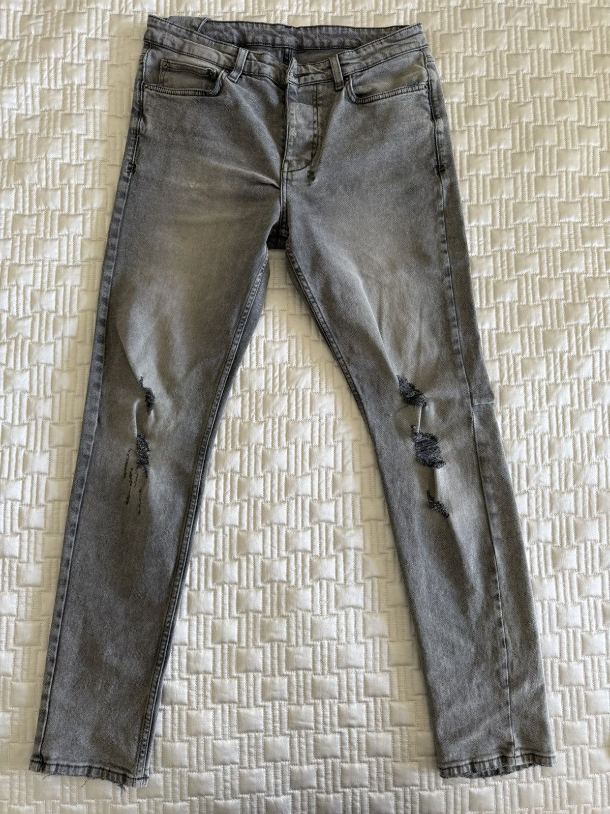 Ksubi Ksubi Chitch Prodigy Black Trashed Jeans size 32 Size US 32 / EU 48 - 1 Thumbnail