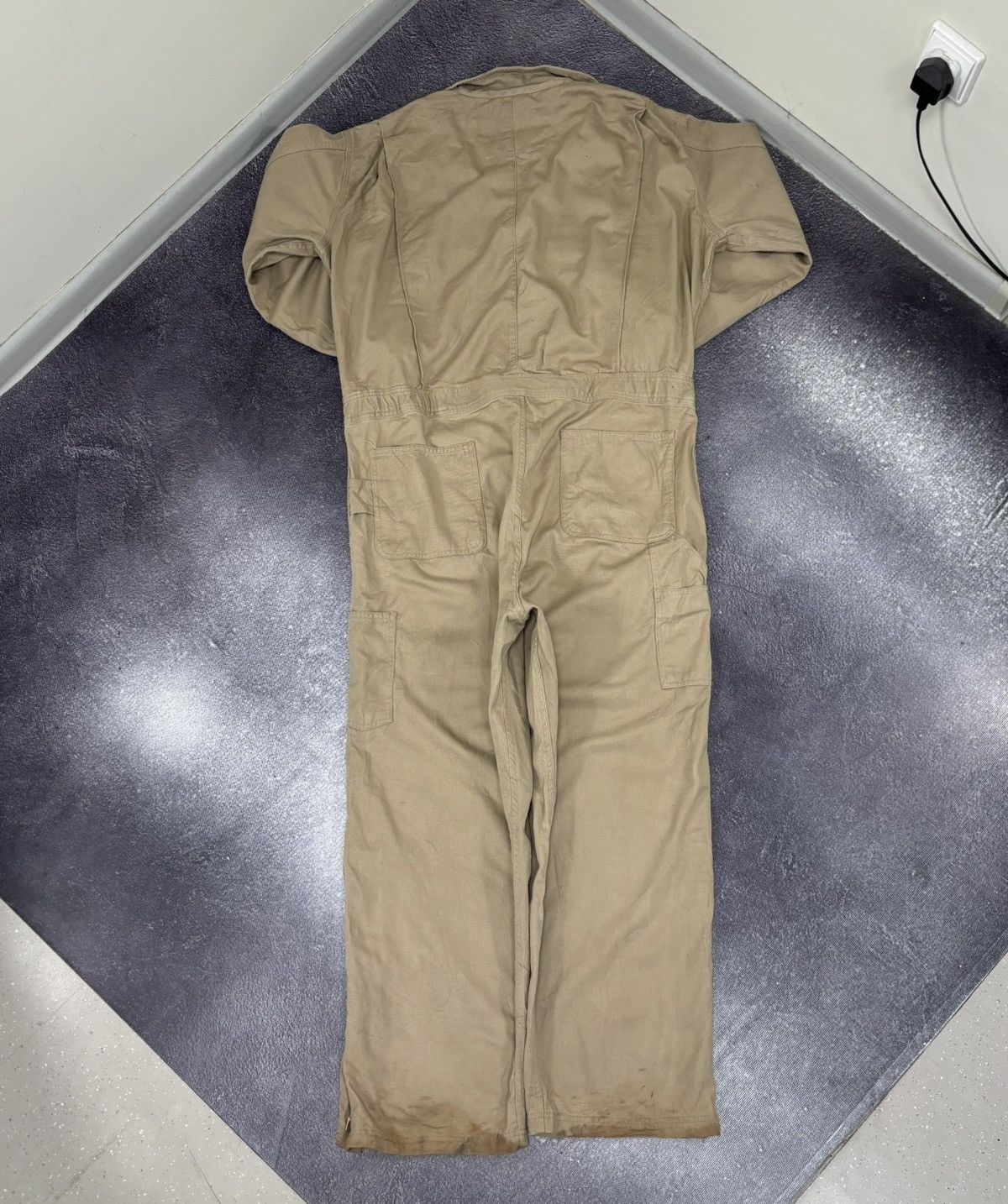 Carhartt Vintage Carhartt Flame Resistant Utility Work Beige Coverall Size US L / EU 52-54 / 3 - 21 Thumbnail