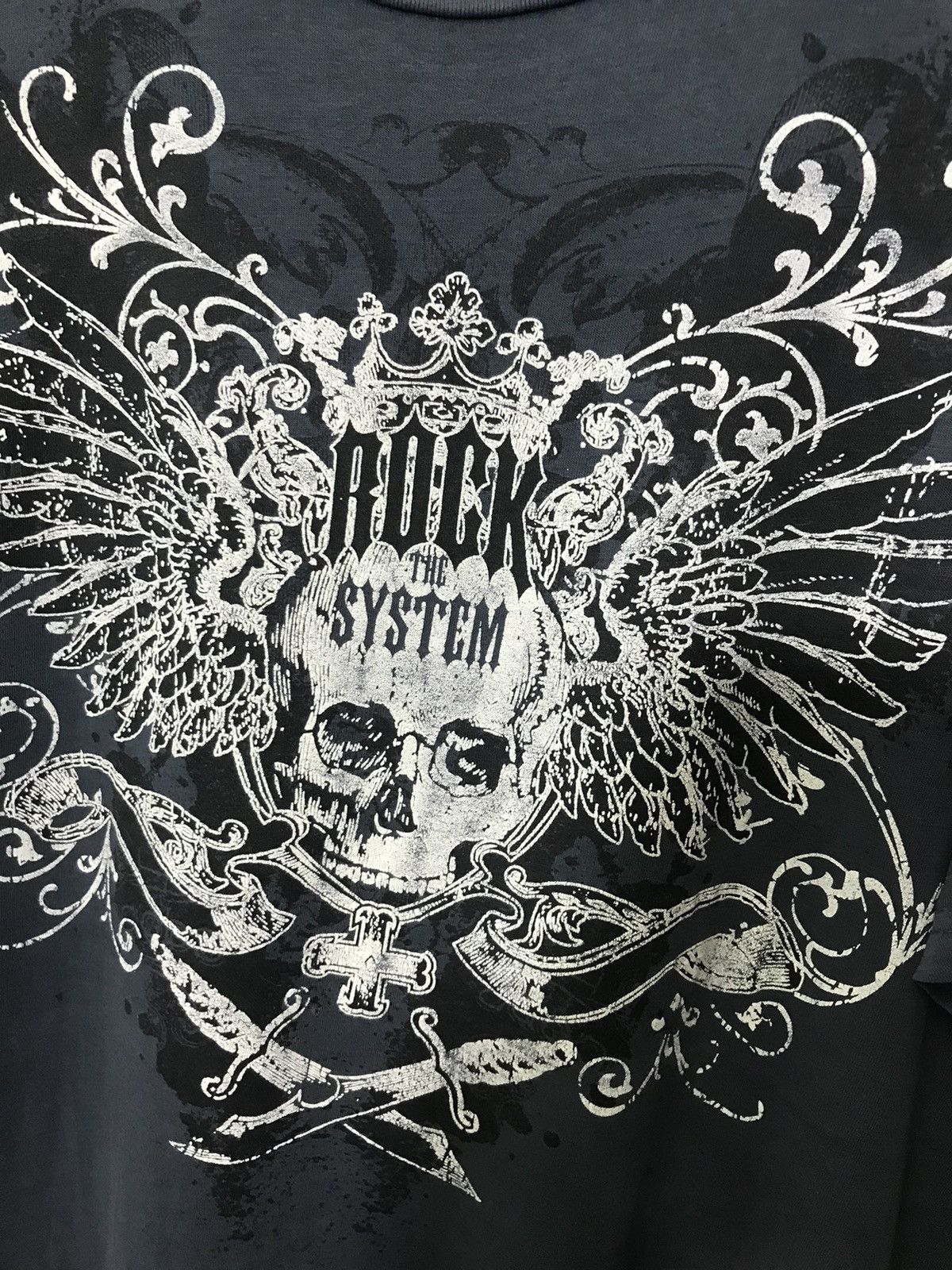 Affliction × Ed Hardy × Southpole Affliction Skull Wing Y2K Graphic Tee Size US XL / EU 56 / 4 - 3 Thumbnail