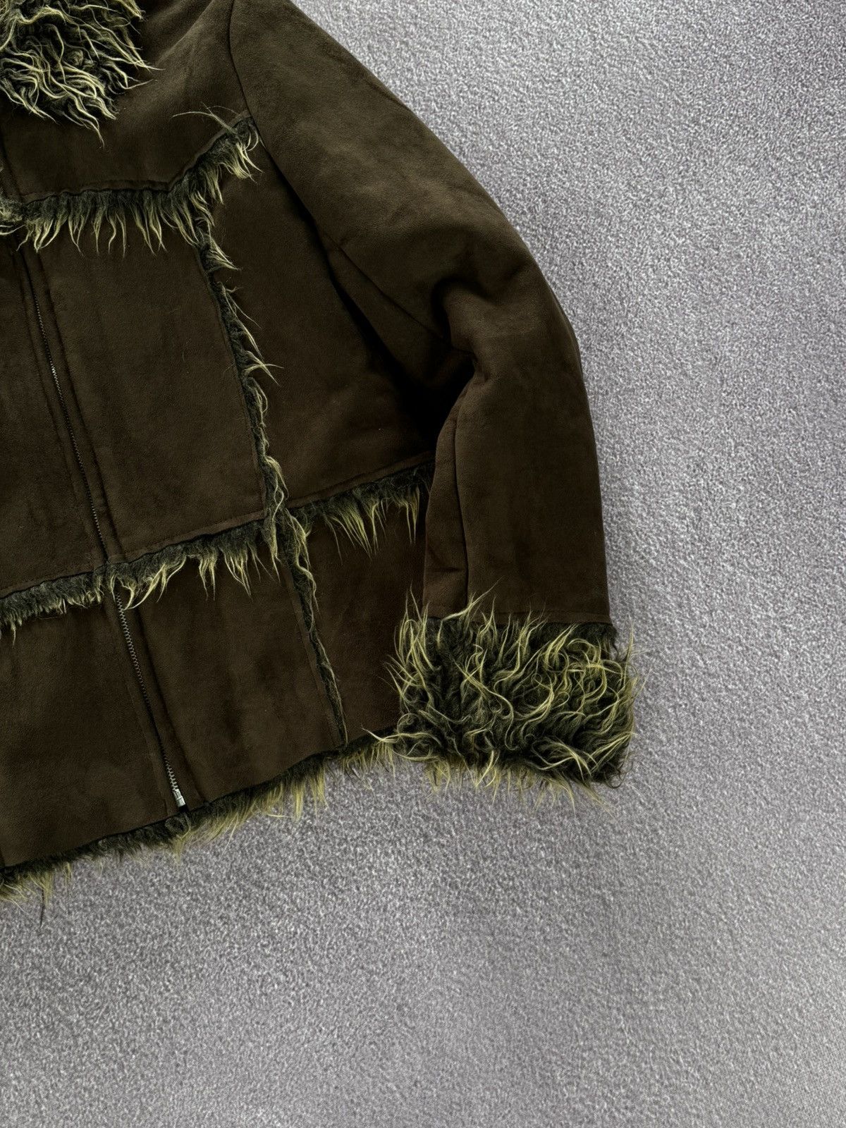If Six Was Nine Y2K If Six Was Nine Style Glamour Faux Fur Jacket Size L / US 10 / IT 46 - 6 Thumbnail