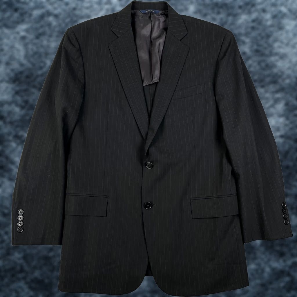 Brooks Brothers Brooks Brothers Regent Brookscool Pinstripe Suit Coat Pants Set 42R Black 2 Piece Men Regular Wool Pinstripe Suit Coat Pants Set 42R 36x29 Black Size 42R - 1 Thumbnail