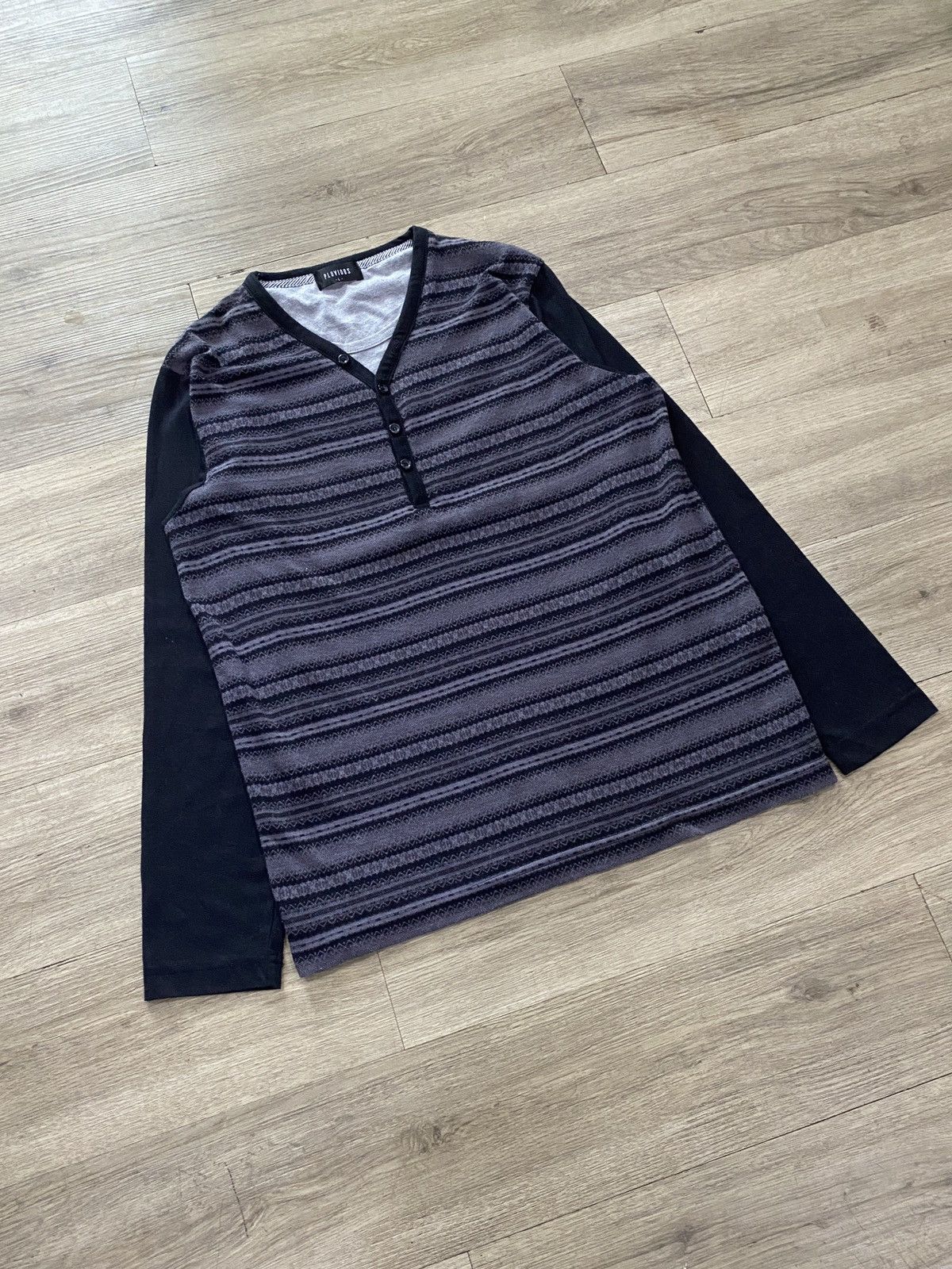 If Six Was Nine × Japanese Brand × Le Grande Bleu (L.G.B.) Longsleeve Pluvious Double layer navajo y2k Style Size US L / EU 52-54 / 3 - 4 Thumbnail