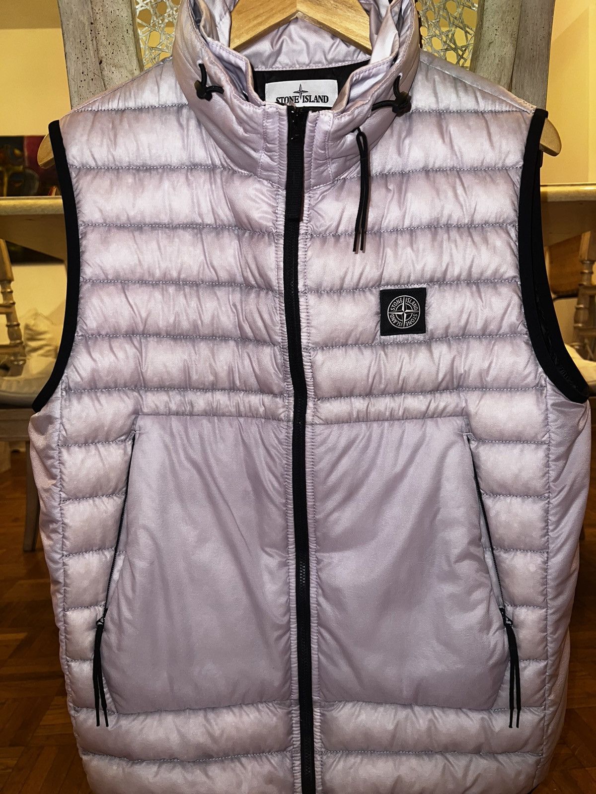 Stone island ripstop nylon down vest