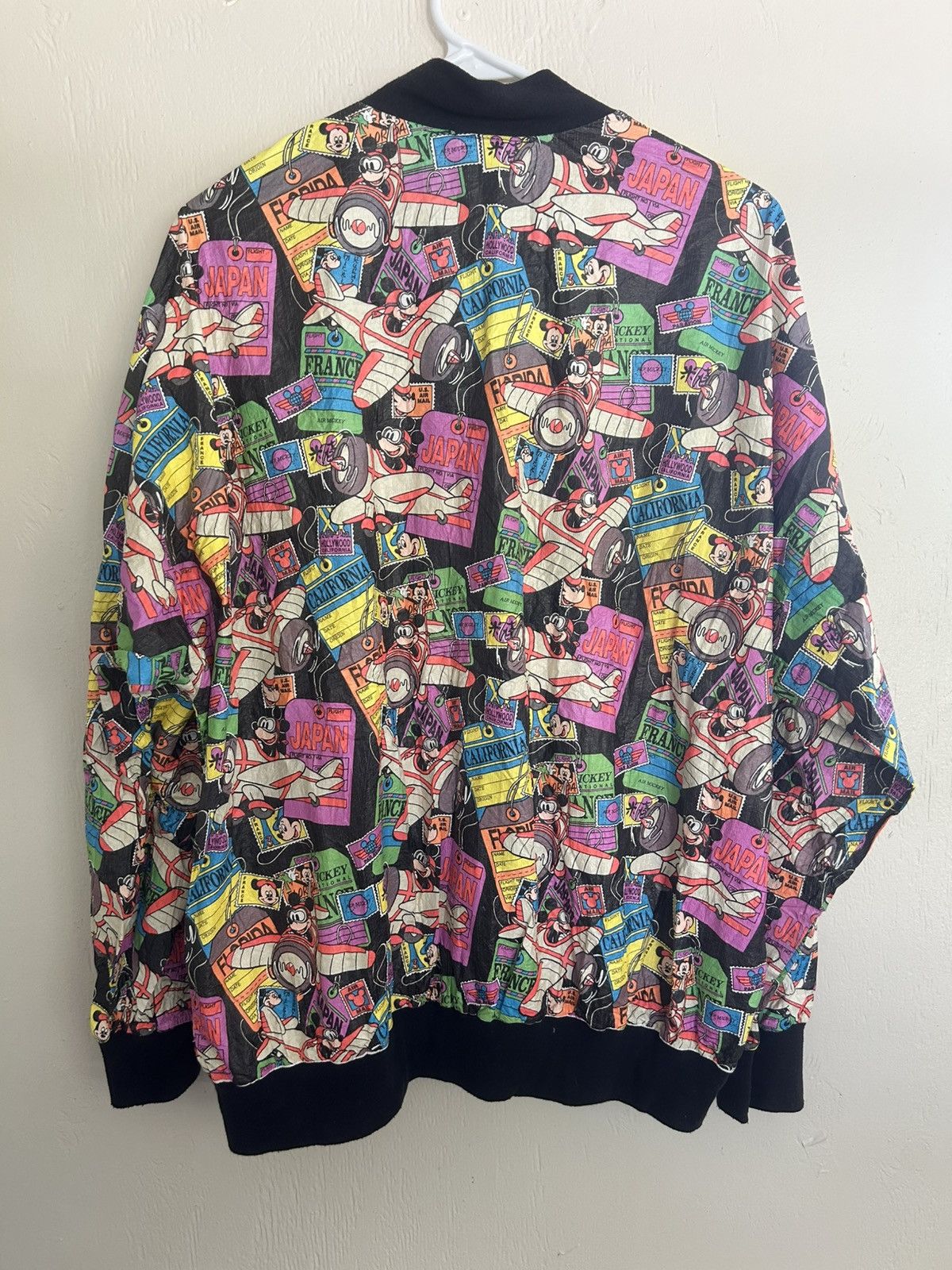 Mickey Mouse 90s Disney Mickey Mouse Air Mickey Flight Travel Windbreaker Size US M / EU 48-50 / 2 - 8 Thumbnail