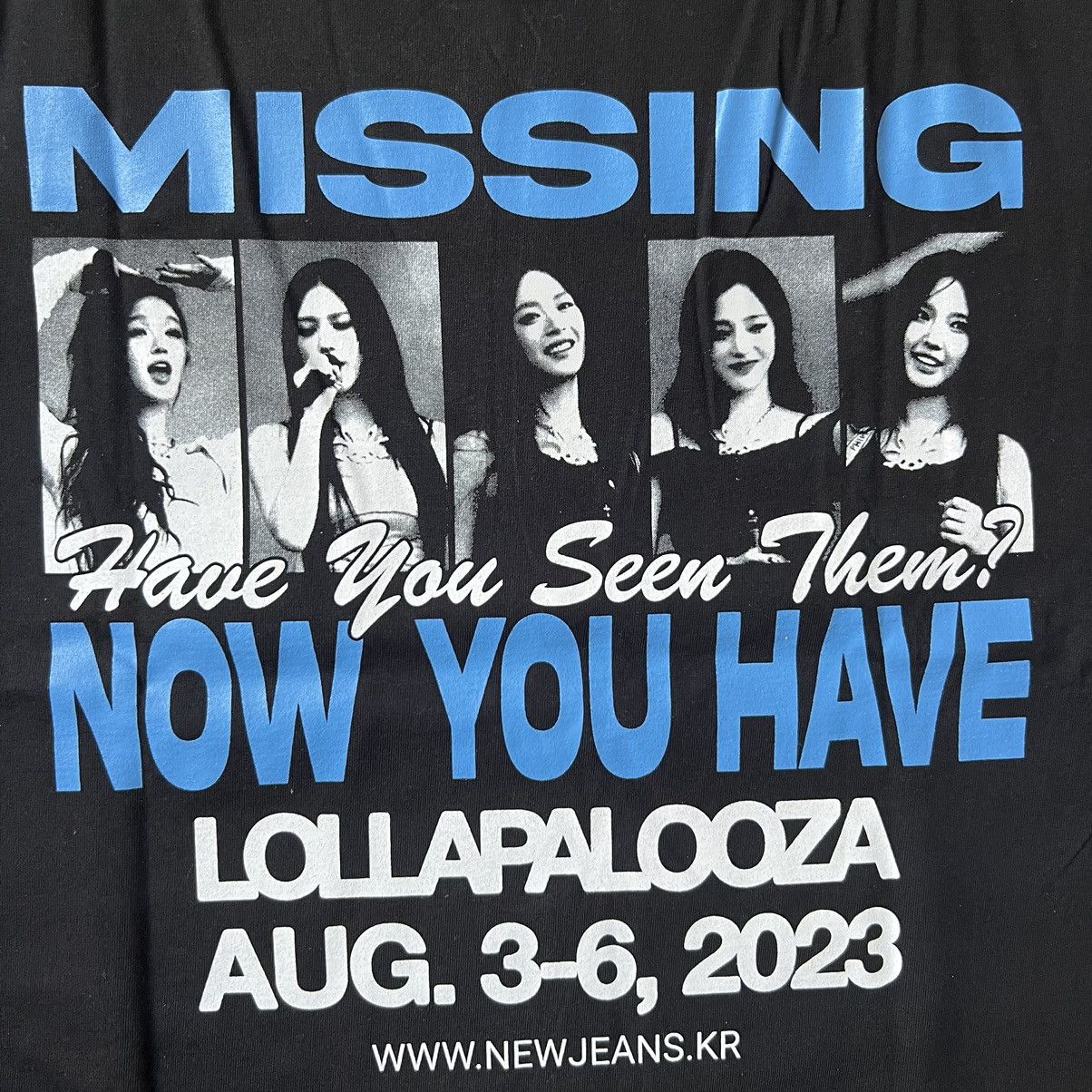 Band Tees 🐰Bunnies🐰 Nwjns lollapaloozaa x newjeans girl group kpop Size US XL / EU 56 / 4 - 4 Thumbnail