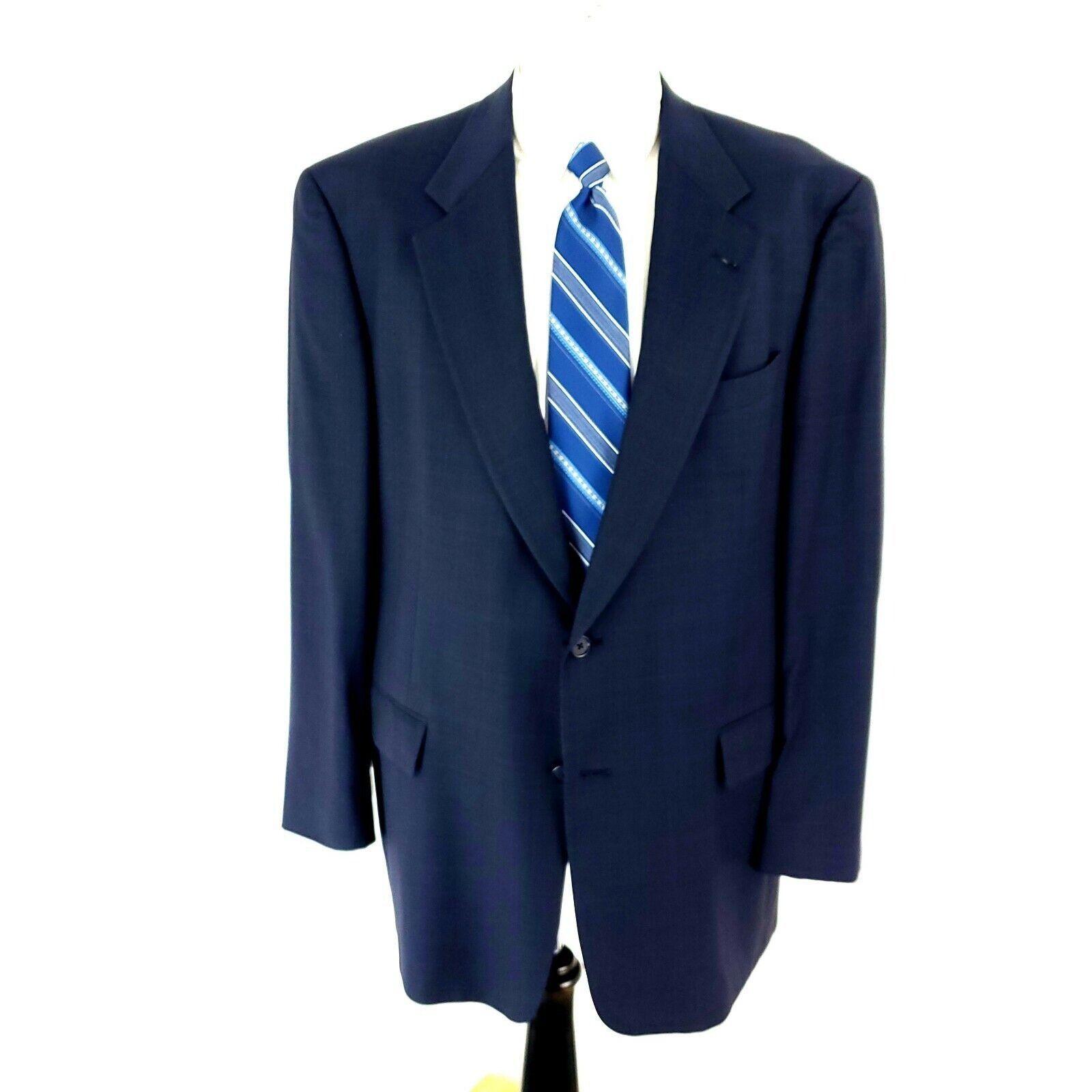 Hart Schaffner Marx Hart Schaffner Marx Gold Trumpeter Wool 2 Button Blazer 44L Size 44L - 3 Thumbnail