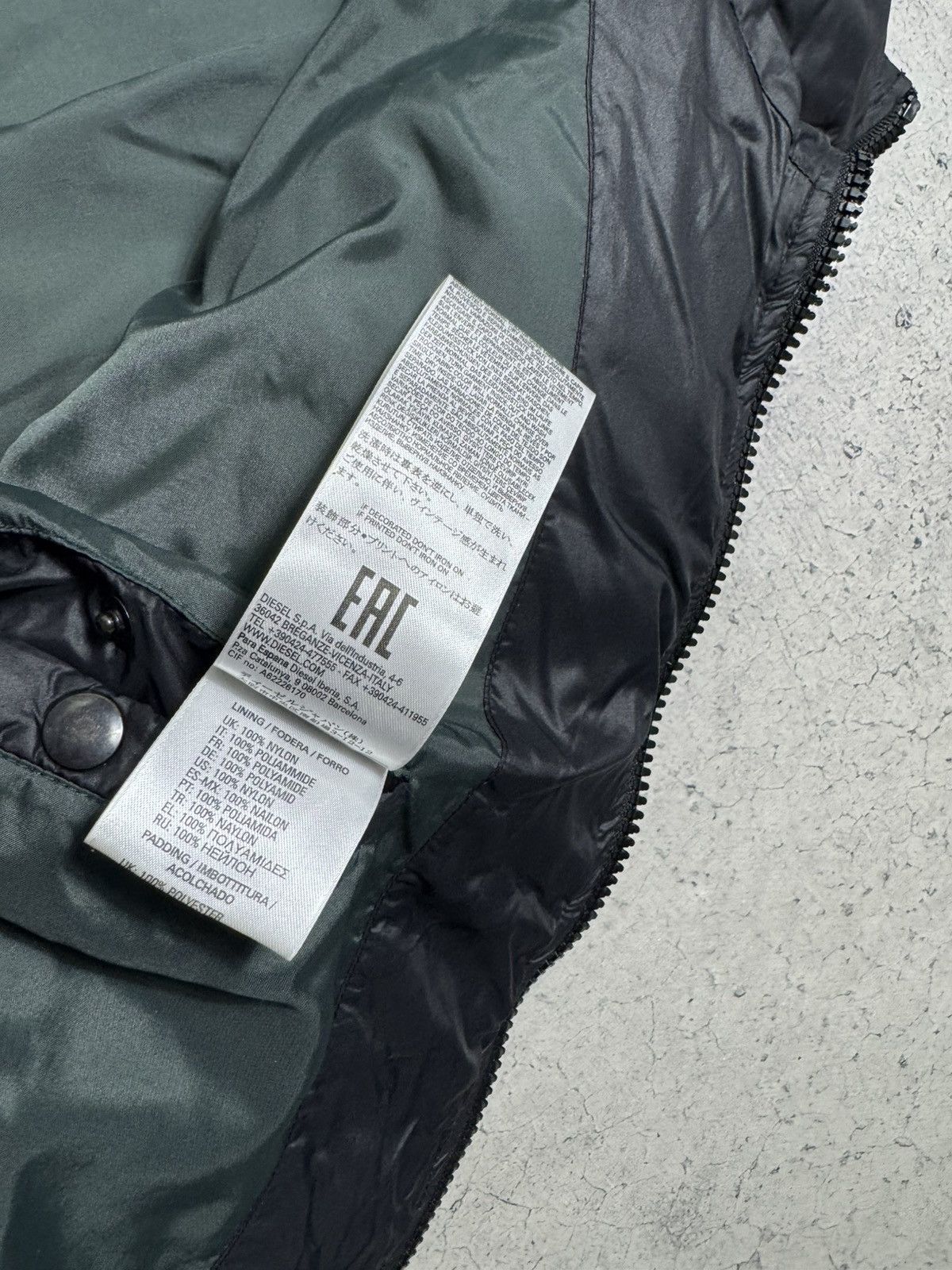 Diesel Diesel Industry Black Down Puffer Jacket Size S Size US S / EU 44-46 / 1 - 11 Thumbnail