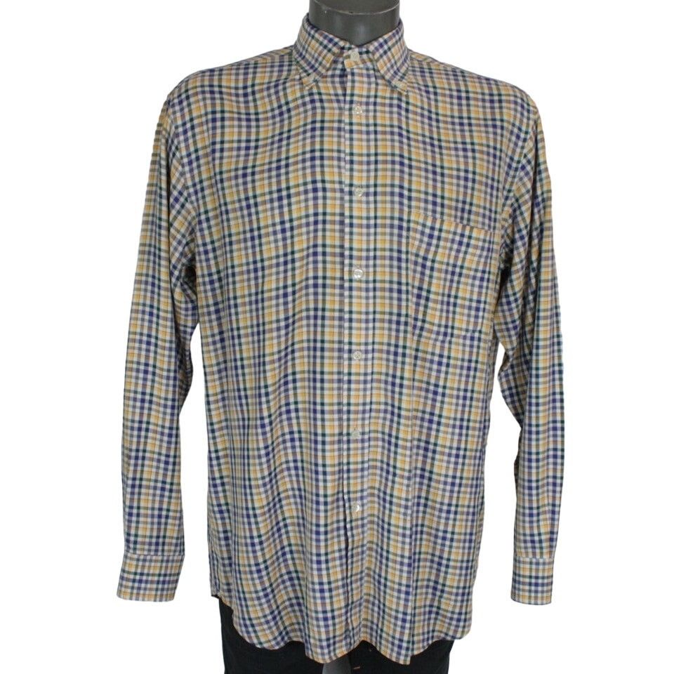 Paul & Shark Paul & Shark Yachting Plaid Button Up Shirt Blue Sailing Size US L / EU 52-54 / 3 - 1 Thumbnail