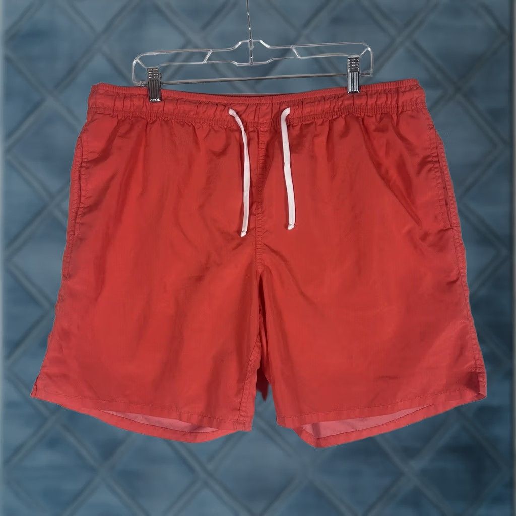 Old Navy Old Navy Swim Trunks Men's XL Orange Lined Polyester Beach Swimming Pool Casual Trunks Mens XL Orange Size US 36 / EU 52 - 1 Thumbnail