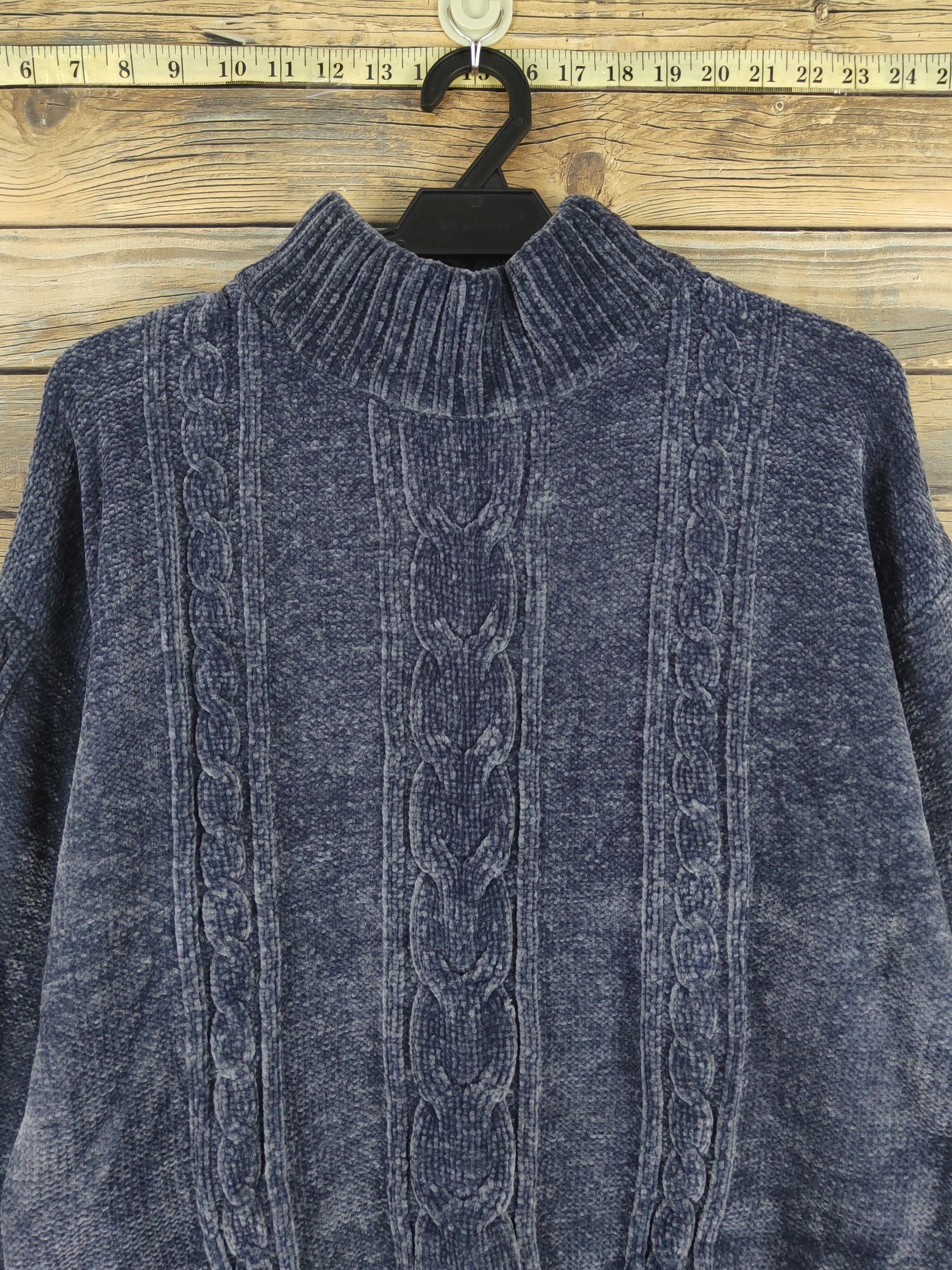 Vintage Saltarse Dark Gray Knitwear Sweatshirts #W1658 Size US M / EU 48-50 / 2 - 2 Thumbnail