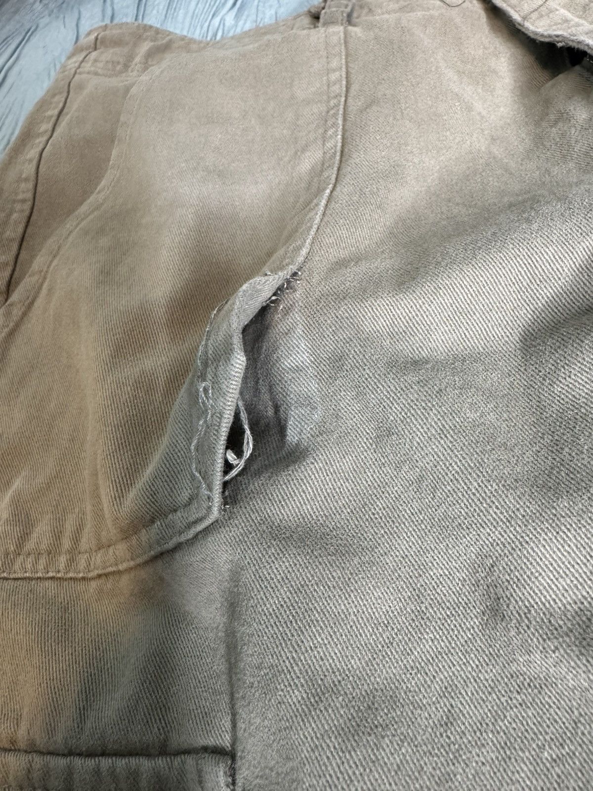 Zara Zara Cargo Pants “Khaki Green” Size 32" / US 10 / IT 46 - 3 Thumbnail