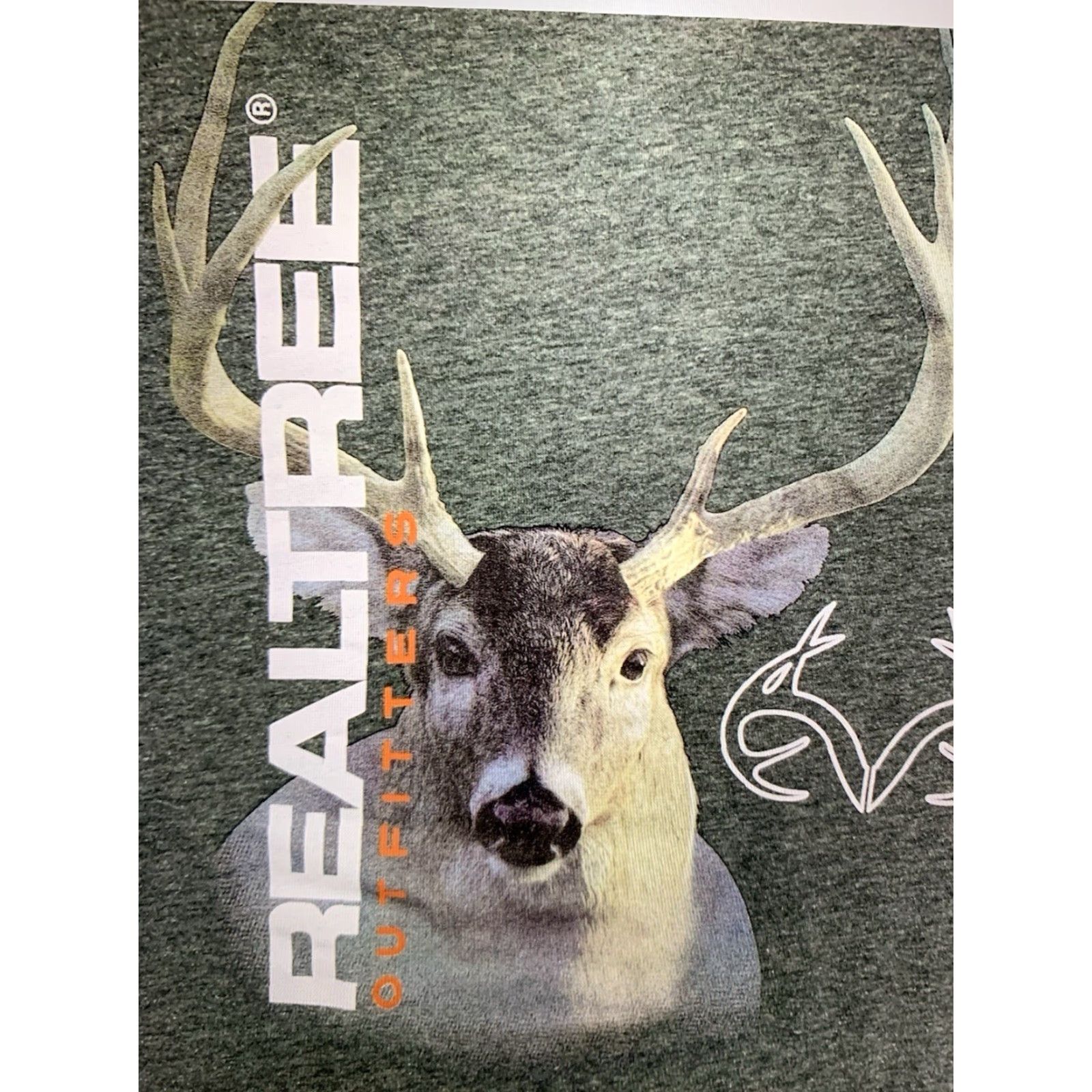 Realtree VINTAGE Realtree Men's Hunting Shirt Long Sleeve Graphic Print Deer Green Size S Outdoor Sports Size US S / EU 44-46 / 1 - 5 Thumbnail