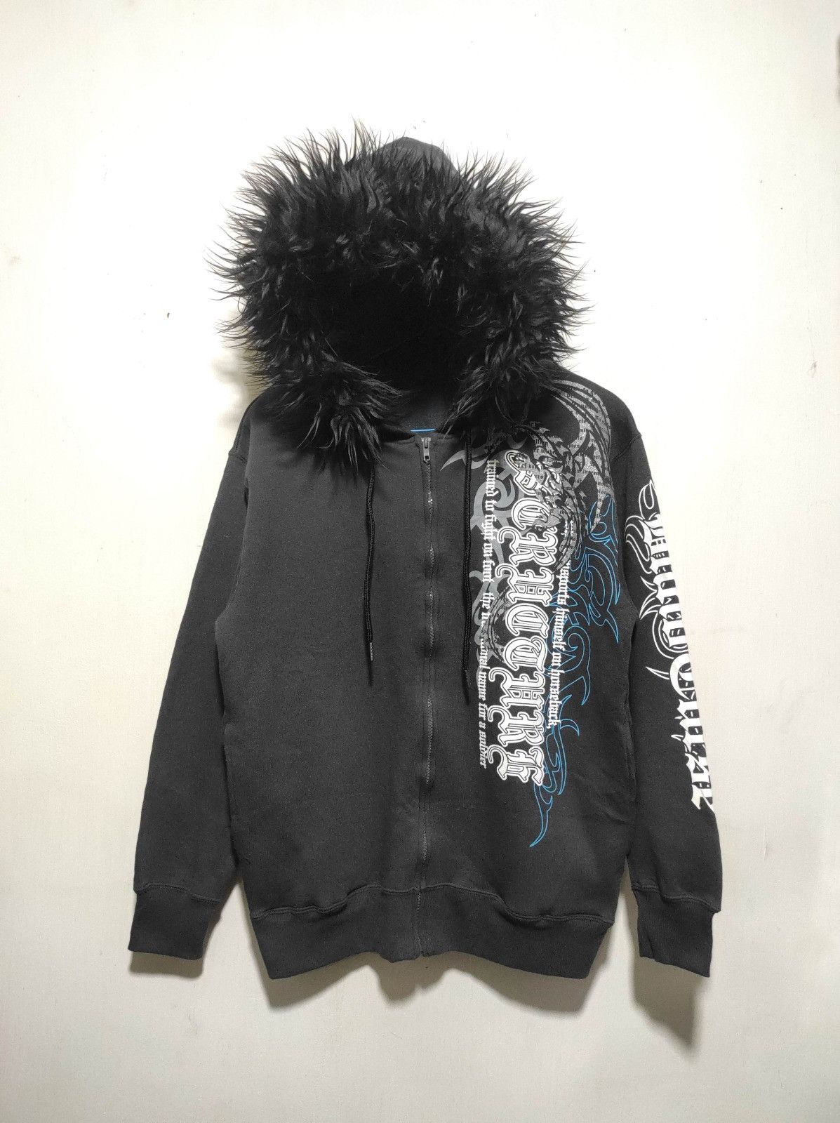 Affliction Beaumere Cross poem zip fur hoodie ifsix LGB style Size US L / EU 52-54 / 3 - 3 Thumbnail