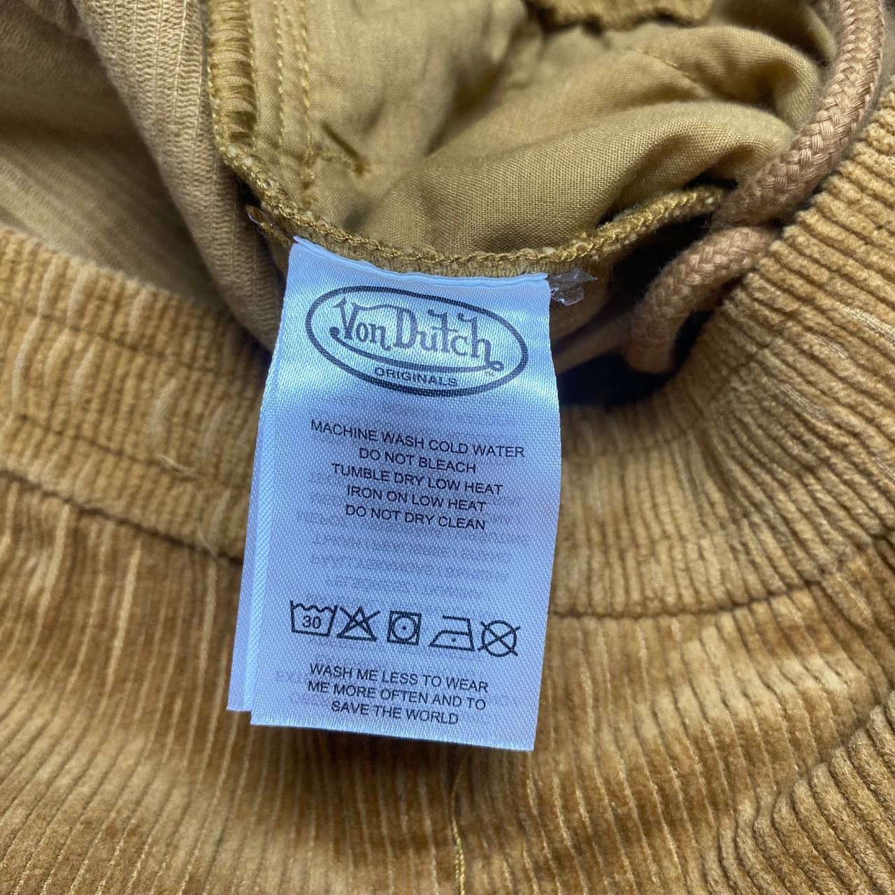 Von Dutch Von Dutch Originals Corduroy Pant Straight Raby brown Size US 32 / EU 48 - 7 Thumbnail