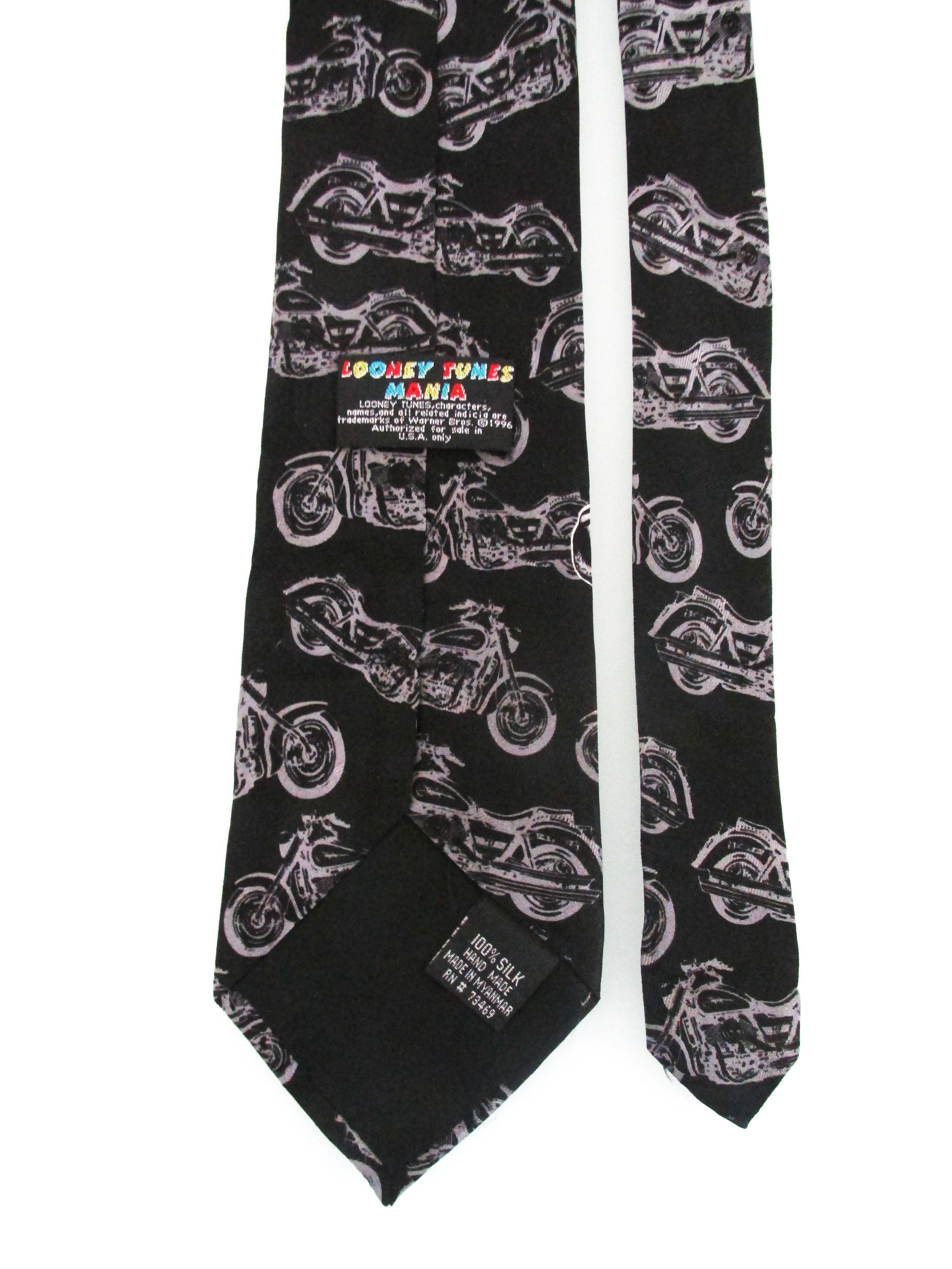 Warner Bros Tasmanian Devil/Looney Tunes Vintage Men's Silk Tie Size ONE SIZE - 4 Thumbnail