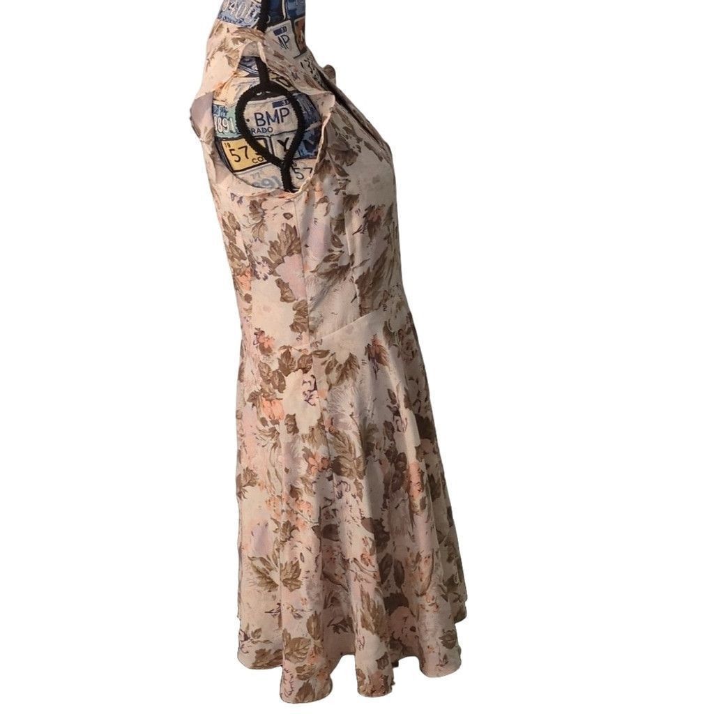 Rebecca Taylor Rebecca Taylor Floral Silk Shift Dress Dual Lined Size 2 Size XS / US 0-2 / IT 36-38 - 7 Thumbnail