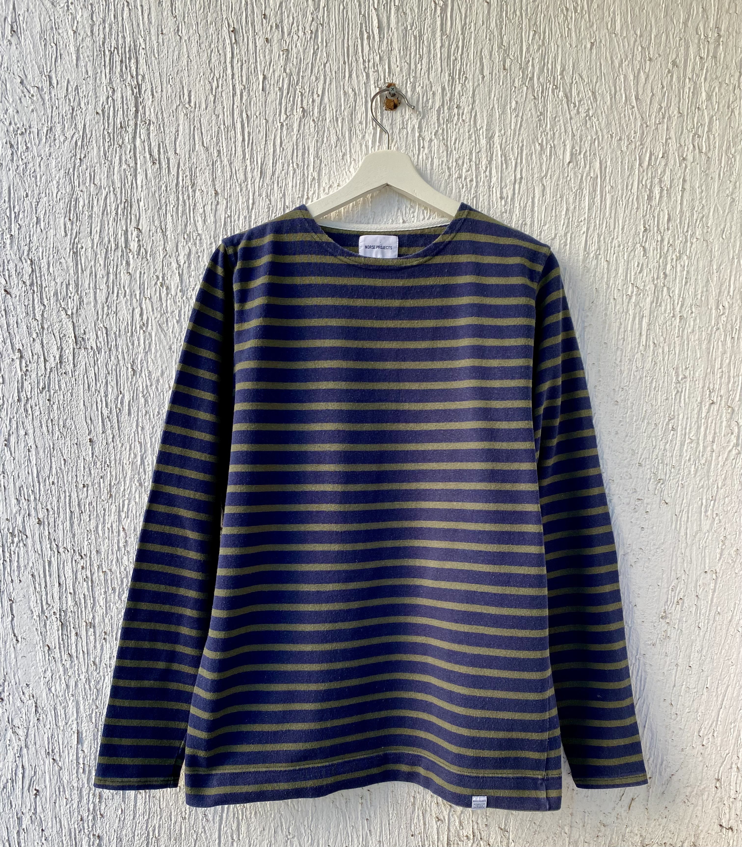 Norse Projects GODTFRED COMPACT STRIPED LONGSLEEVE Size US M / EU 48-50 / 2 - 1 Thumbnail