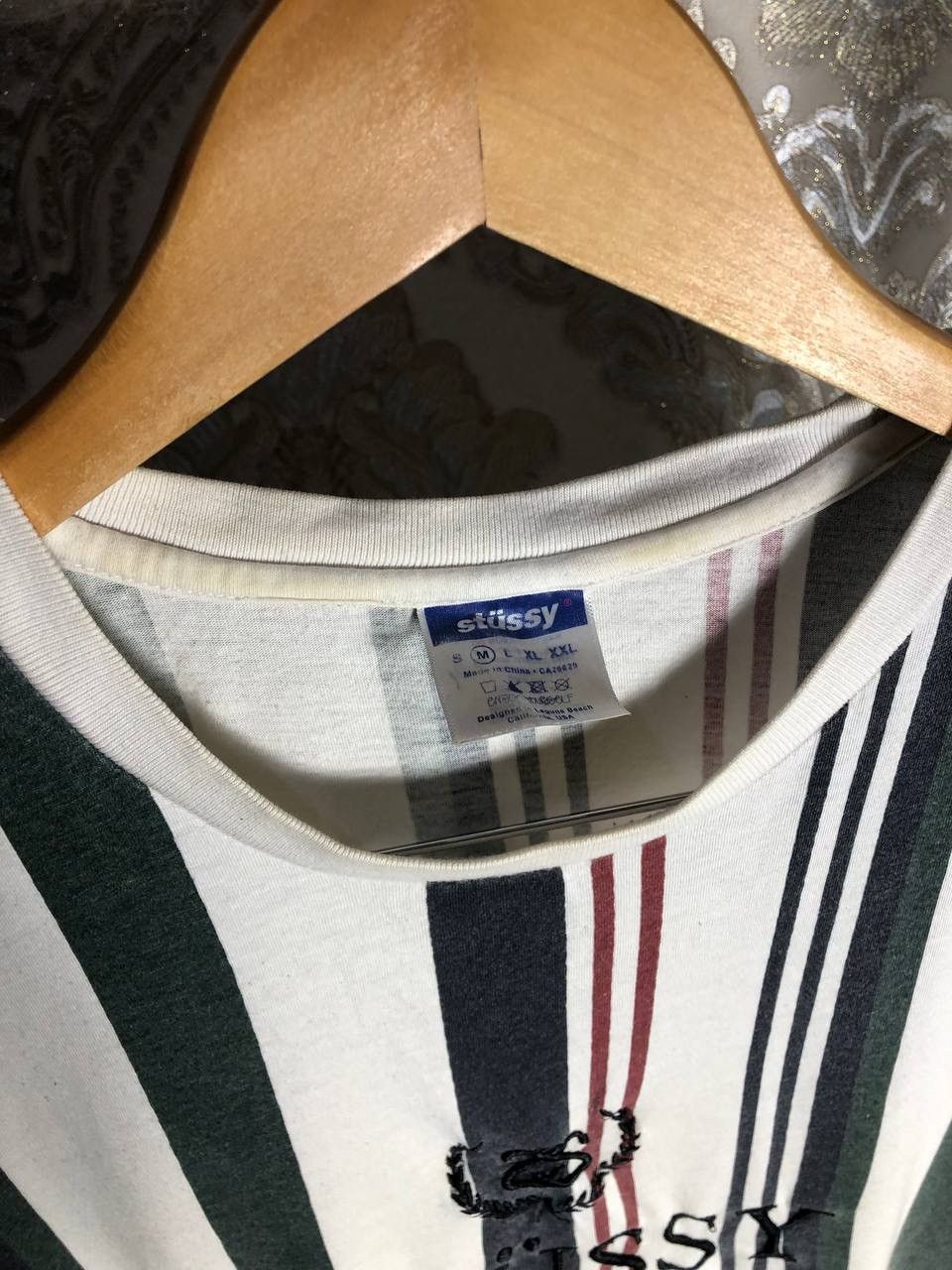 Stussy × Vintage VERY RARE STUSSY BIG LOGO T-SHIRT MADE IN USA RETRO Y2K 90s Size US M / EU 48-50 / 2 - 4 Thumbnail