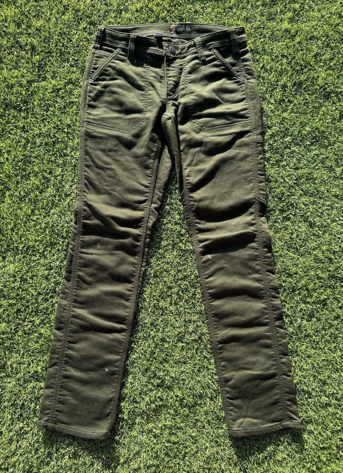 Carhartt Carhartt Dungaree Olive Green Earth Tone Cargo Womens Sz 6 Size 28" / US 6 / IT 42 - 1 Thumbnail