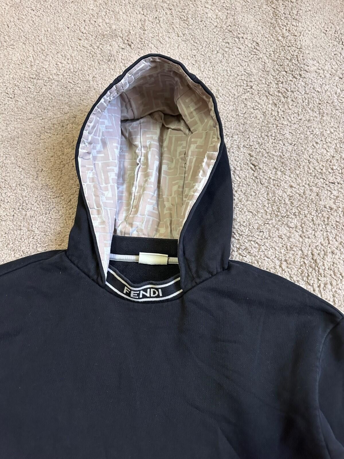 Fendi Fendi Kids Hoodie Black Sz 12+ Size US XXS / EU 40 - 4 Thumbnail