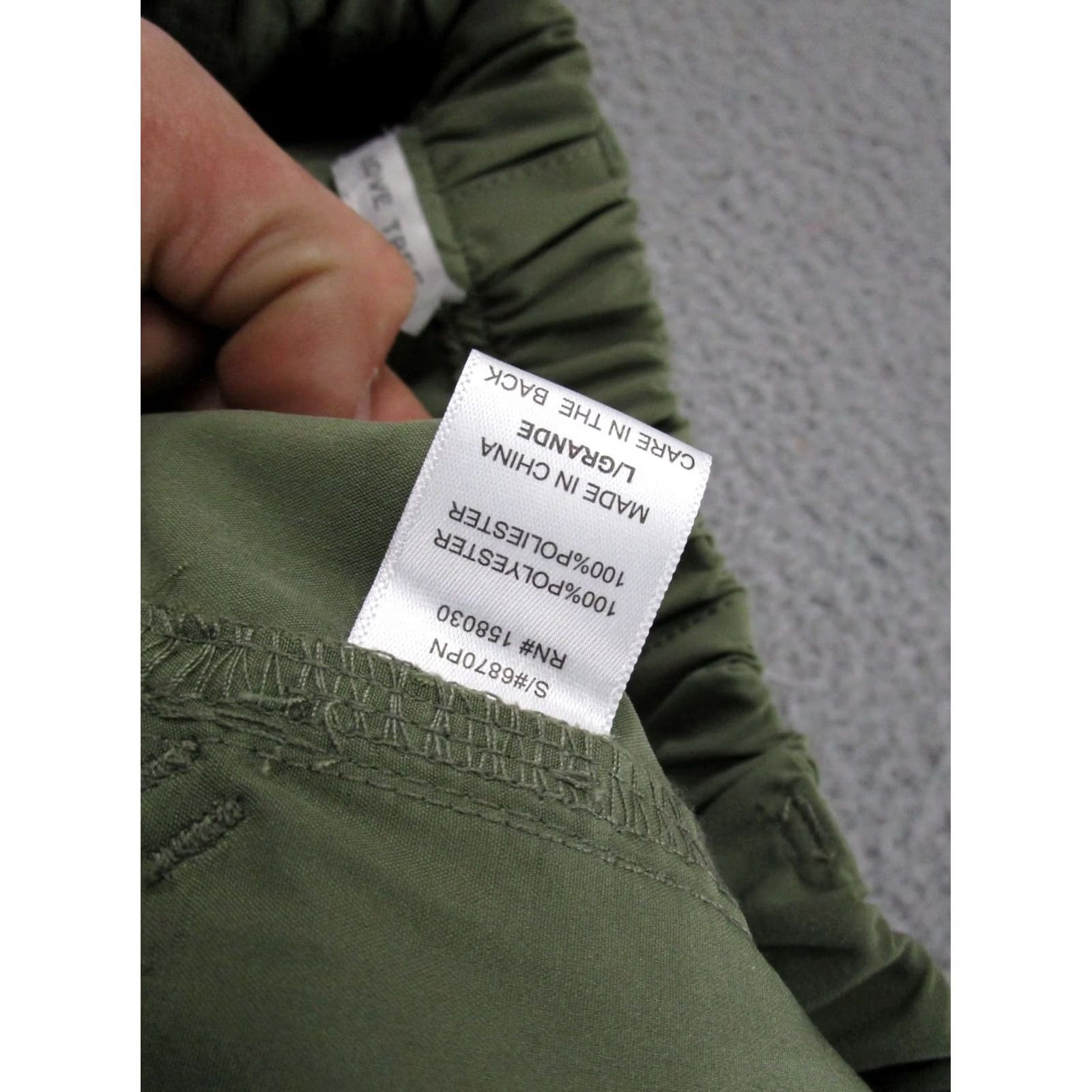 Vintage Love Tree Cargo Pants Baggy Green Elastic Waist Women’s L Size Pants Size 36" / US 14 / IT 50 - 5 Thumbnail