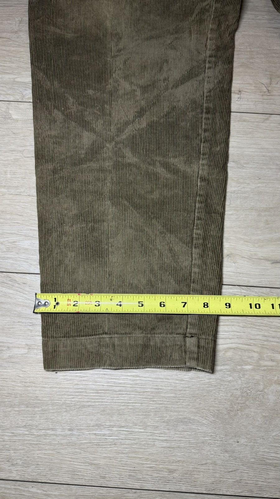Other Y2K 2000s Women’s 14 Olive Corduroy Baggy Parachute Pants Size 36" / US 14 / IT 50 - 7 Thumbnail