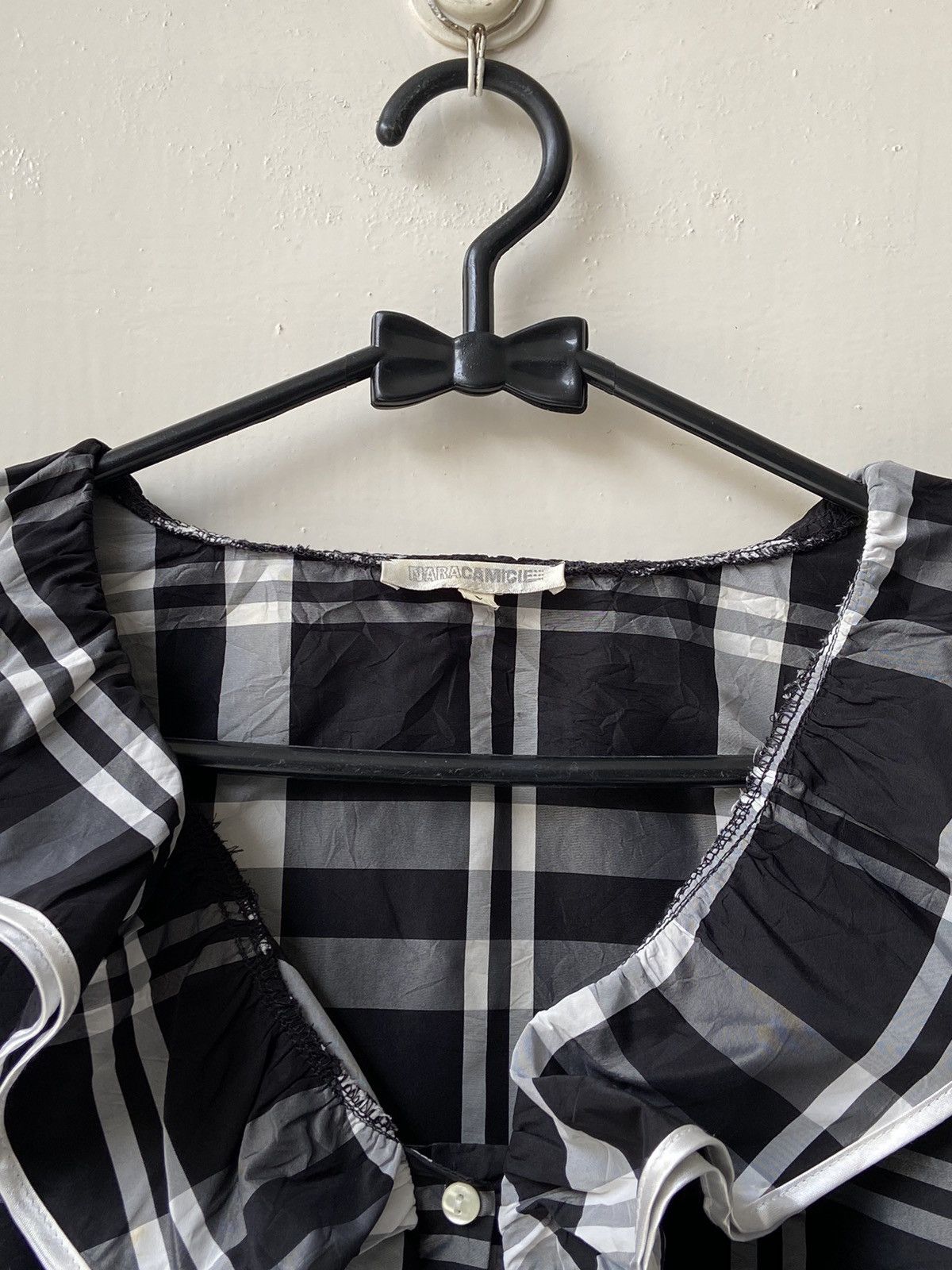 Designer × Japanese Brand NARA CAMICIE Plaid Shirt Size US L / EU 52-54 / 3 - 5 Thumbnail