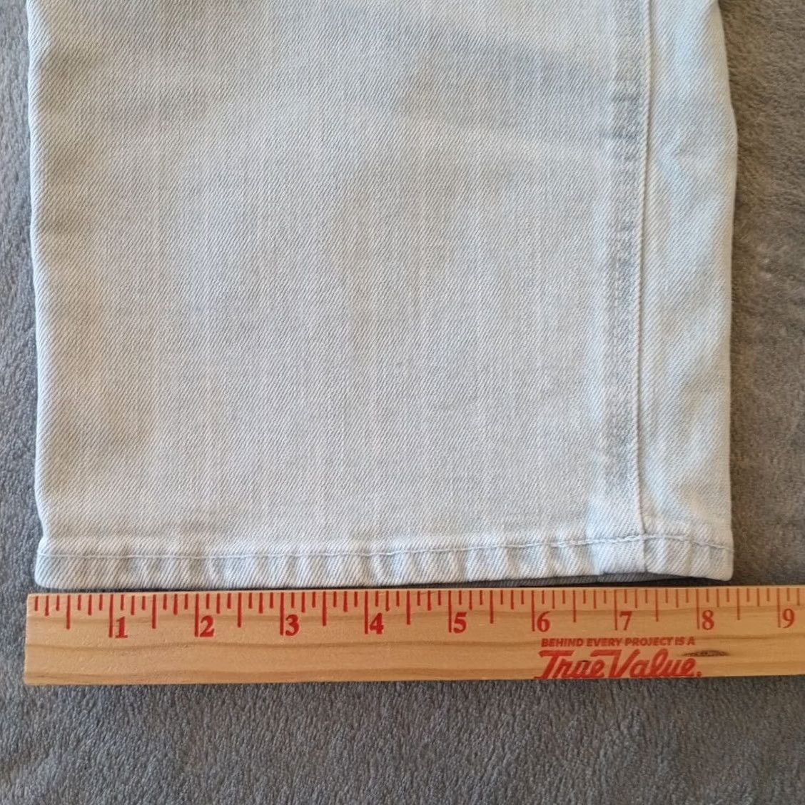 Old Navy Old Navy Jeans Womens 10 Size Striped Slim Wide Leg Light Wash 31x26 Size 32" / US 10 / IT 46 - 6 Thumbnail
