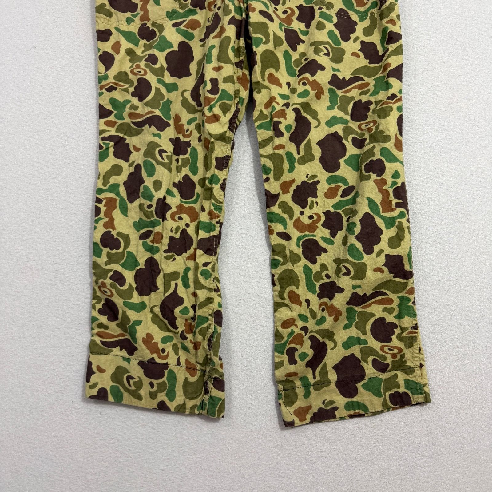 Vintage Vintage Duck Camo Lightweight Hunting Pants Large (34x25) Size US 34 / EU 50 - 2 Thumbnail