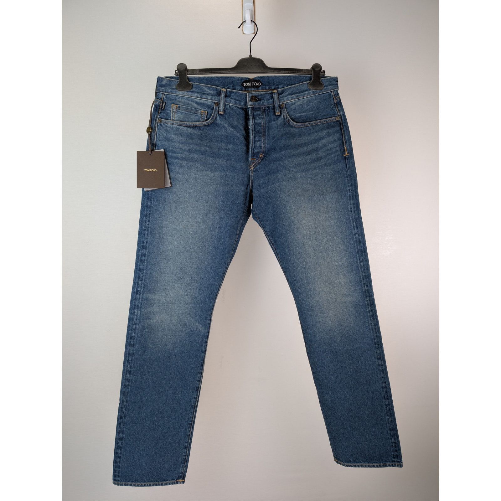 Tom Ford o1rshd1 Slim Denim Jeans in Blue Size US 38 / EU 54 - 1 Thumbnail