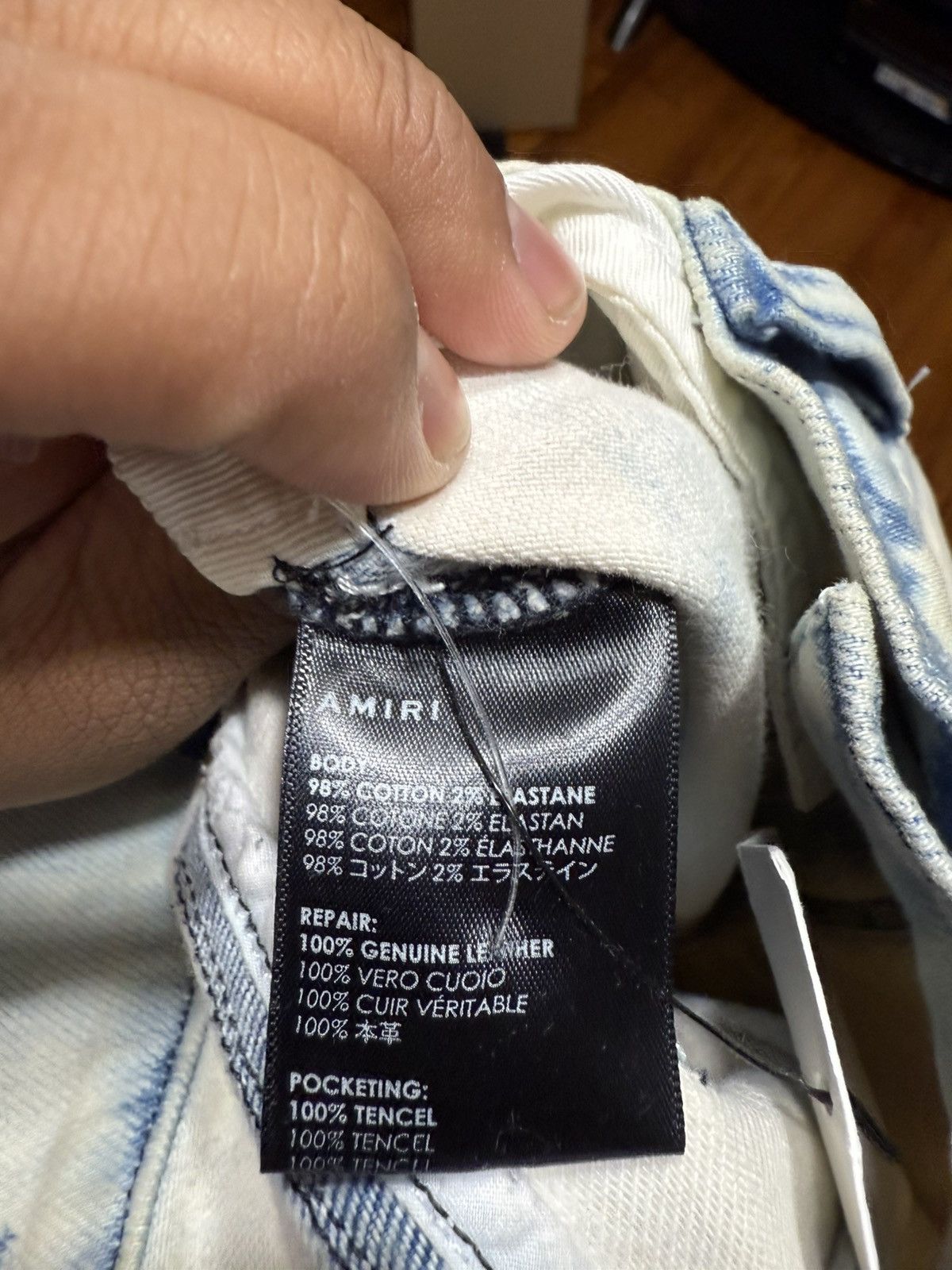 Amiri Amiri Bleached Mx1 Jeans Size 27 Size US 27 - 9 Thumbnail
