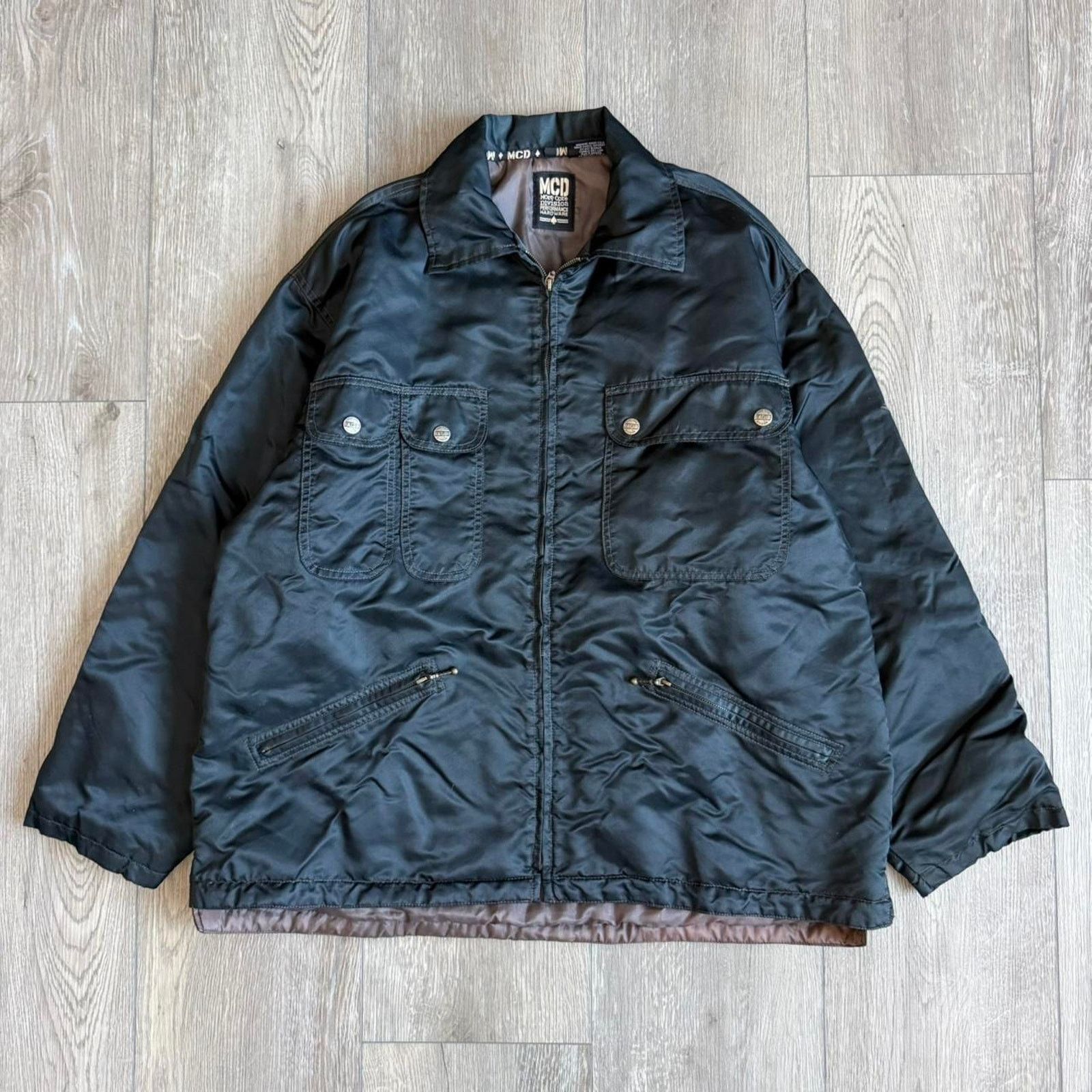 Other Vintage y2k mcd streetwear nylon chore jacket Size US L / EU 52-54 / 3 - 1 Thumbnail