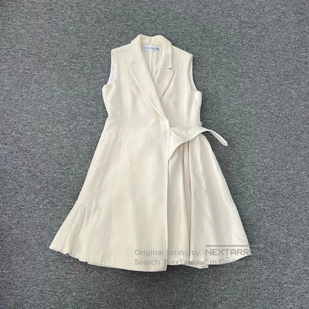 Dior Dior Off-White Sleeveless Dress. Size M / US 6-8 / IT 42-44 - 1 Thumbnail