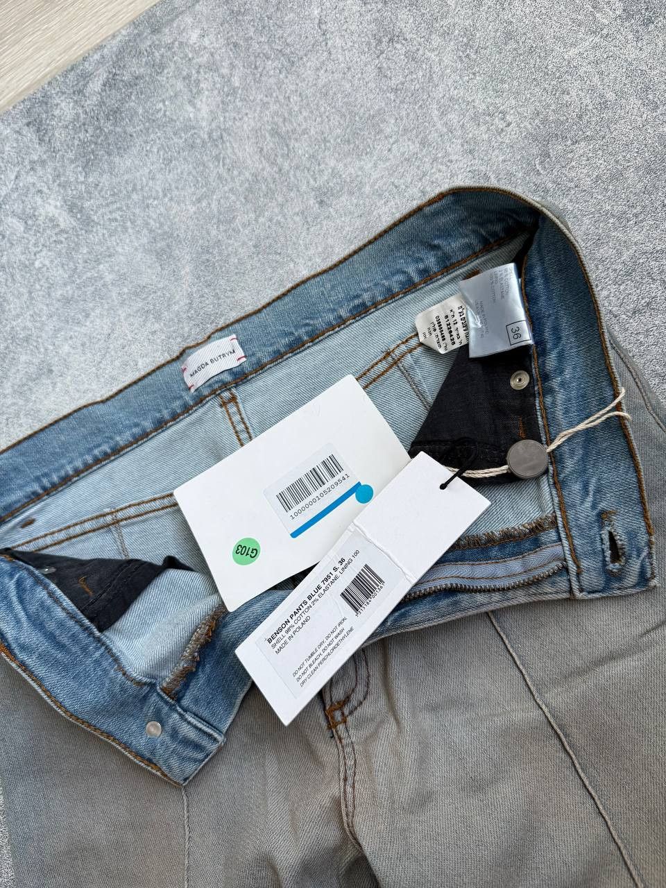 Magda Butrym NWT MAGDA BUTRYM Stirrup Skinny Jeans RRP 400$ Size 36 Size 38" / US 16 / IT 52 - 11 Thumbnail