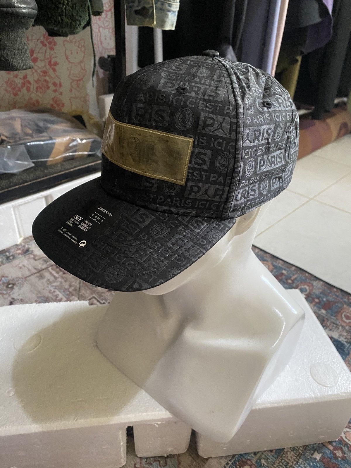 Nike Jordan x paris saint germain pro cap snapback Black Size ONE SIZE - 2 Thumbnail