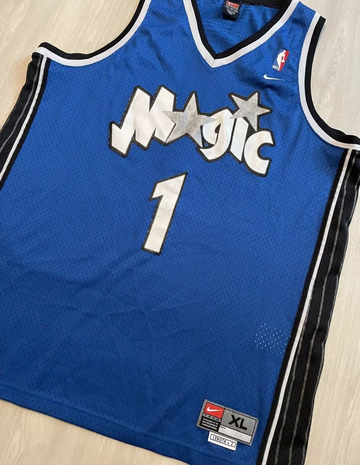 Nike Vintage Nike Team Tracy McGrady Orlando Magic #1 Size XL Size US XL / EU 56 / 4 - 2 Thumbnail