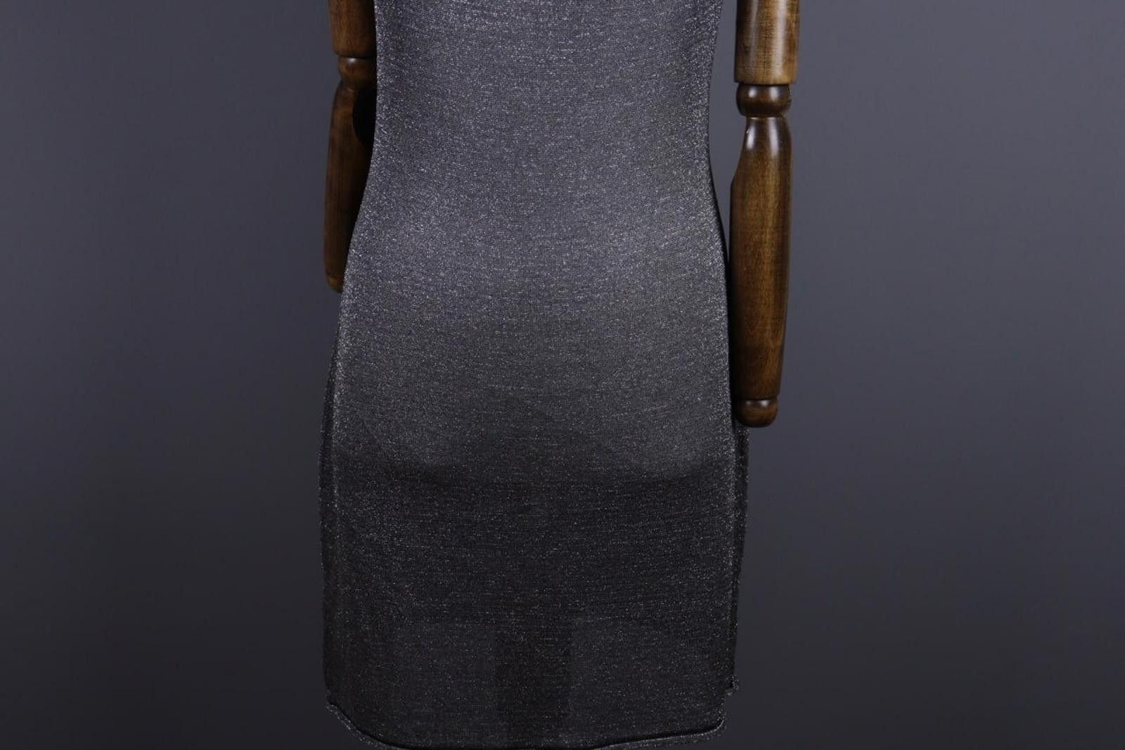 Designer Sarah Pacini Gray Bodycon Evening Dress Size One Size Size ONE SIZE - 12 Thumbnail
