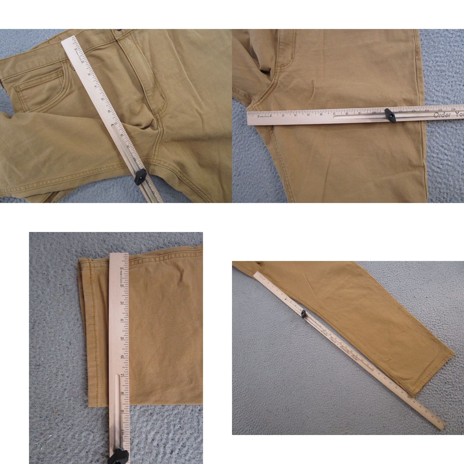 Carhartt Carhartt Pants Mens Size 38x30 Relaxed Fit Straight Leg Workwear Brown Canvas 5-Pocket Rugged Flex Misc Size US 38 / EU 54 - 8 Thumbnail