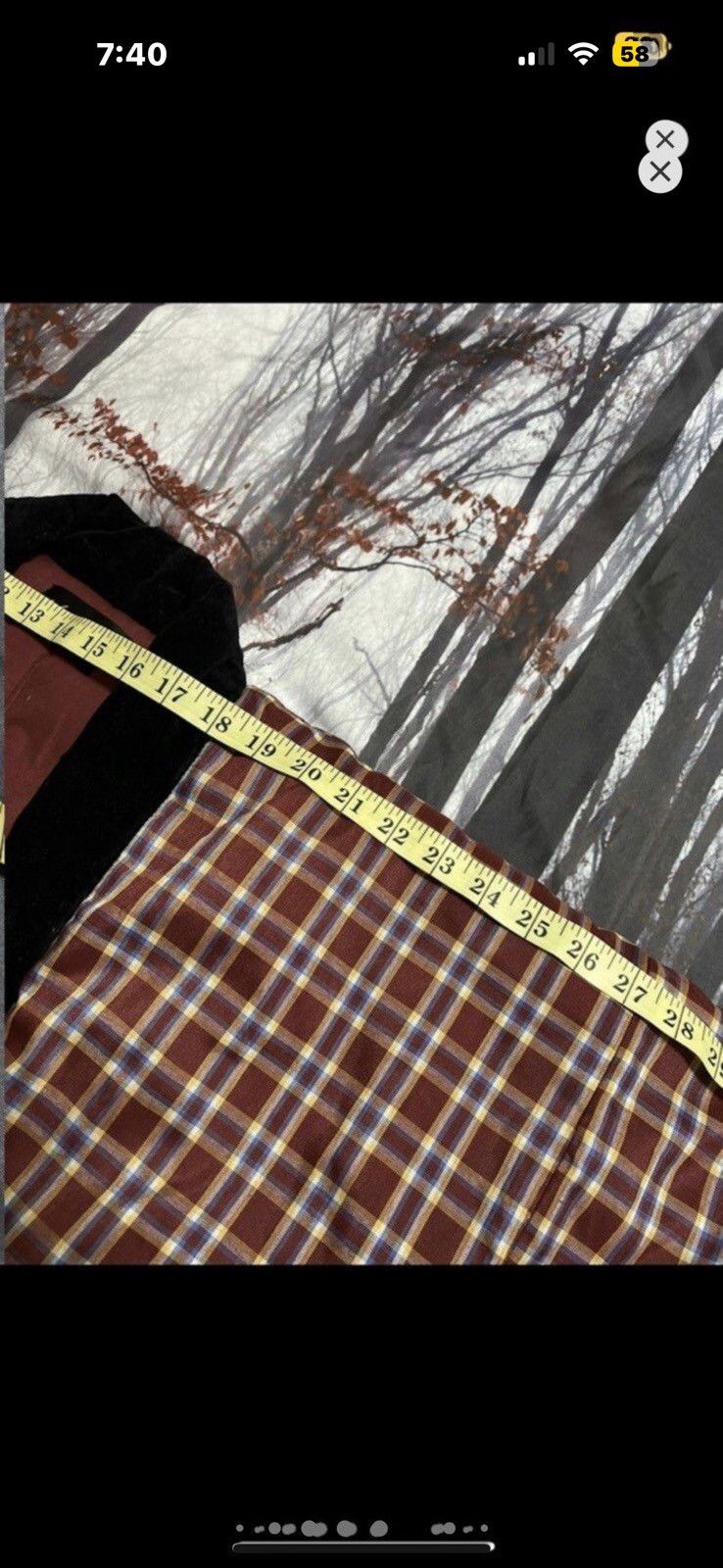 Vintage ***FINAL DROP***RARE 00s PLAID CHECKER DOWN KIMONO L Size US L / EU 52-54 / 3 - 9 Thumbnail