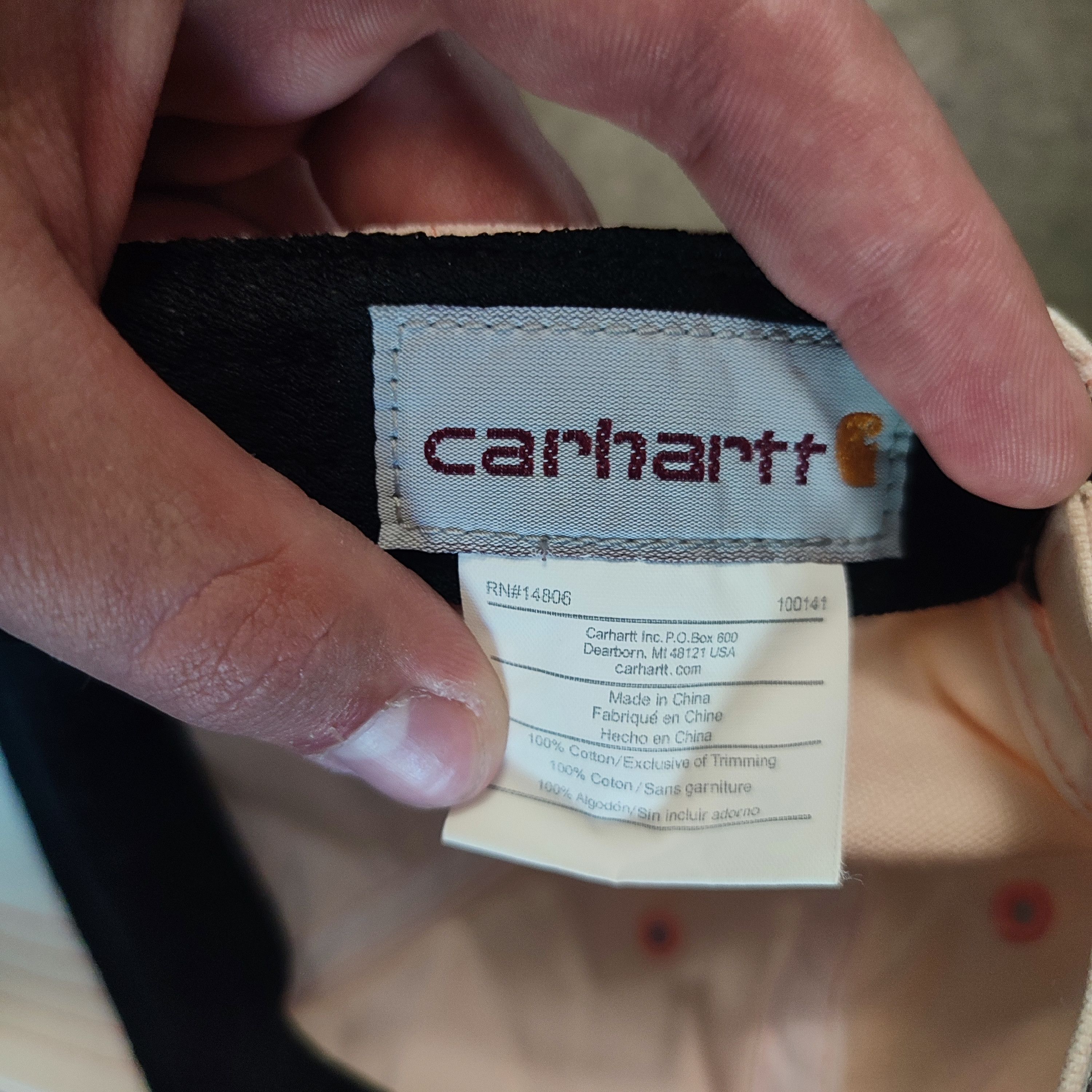 Carhartt Carhartt Adjustable Cap Pink Leather Patch One Size Size ONE SIZE - 5 Thumbnail