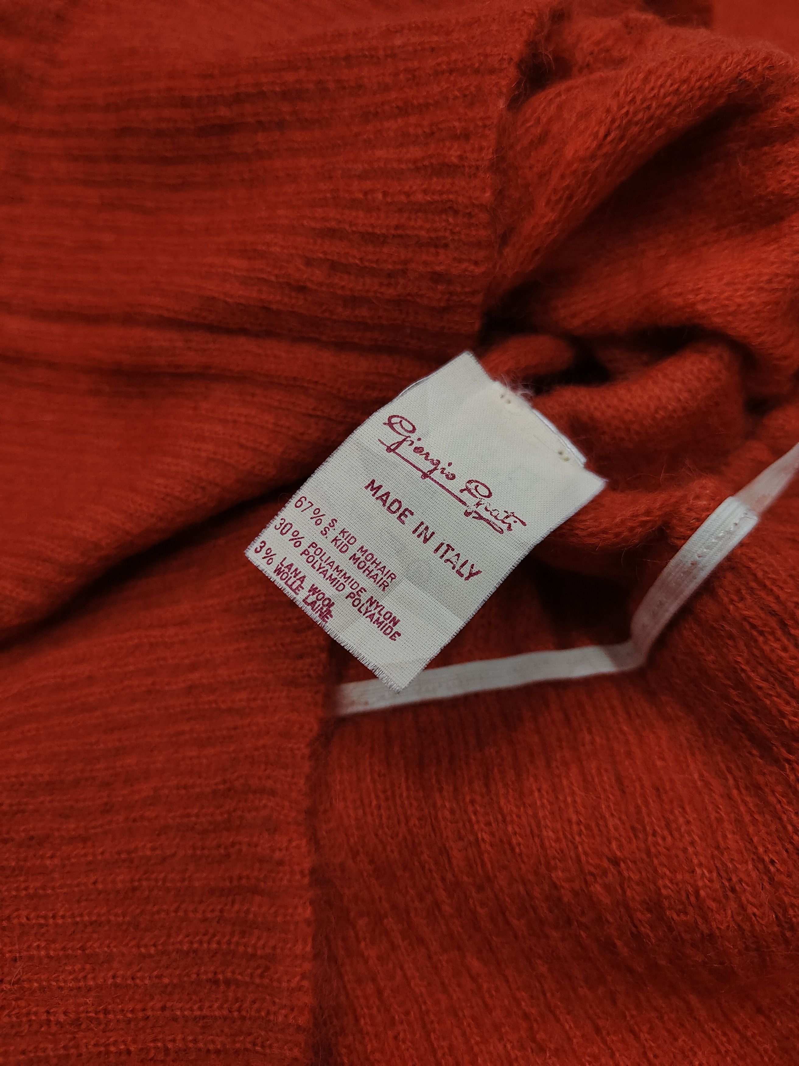 Vintage 🔥Vtg 80s Giorgio Grati Design Mohair Knitted Sweater Size L / US 10 / IT 46 - 8 Thumbnail
