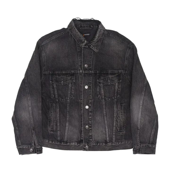Balenciaga Balenciaga Black Casual Denim Jacket 0079 Size US M / EU 48-50 / 2 - 1 Thumbnail