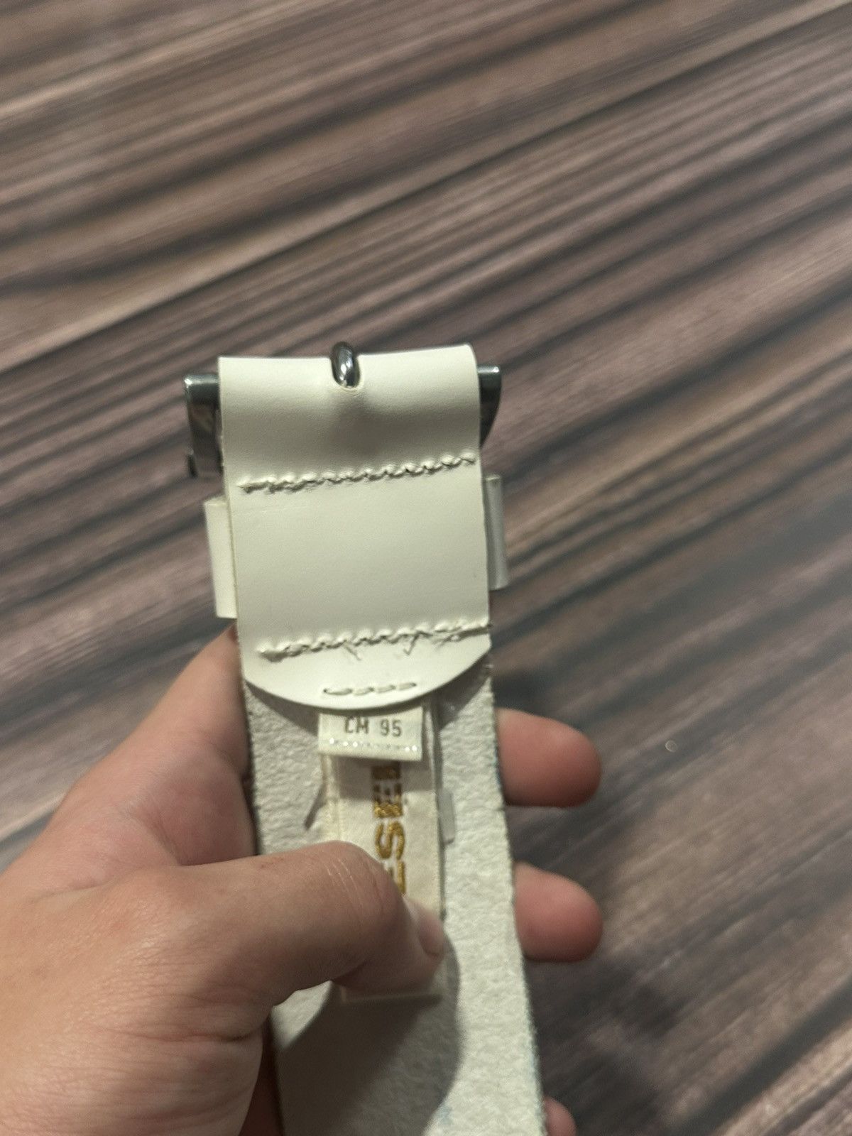 Diesel × Vintage Vintage Leather Belt Diesel Streetwear MADE IN ITALY 🇮🇹 Size ONE SIZE - 6 Thumbnail