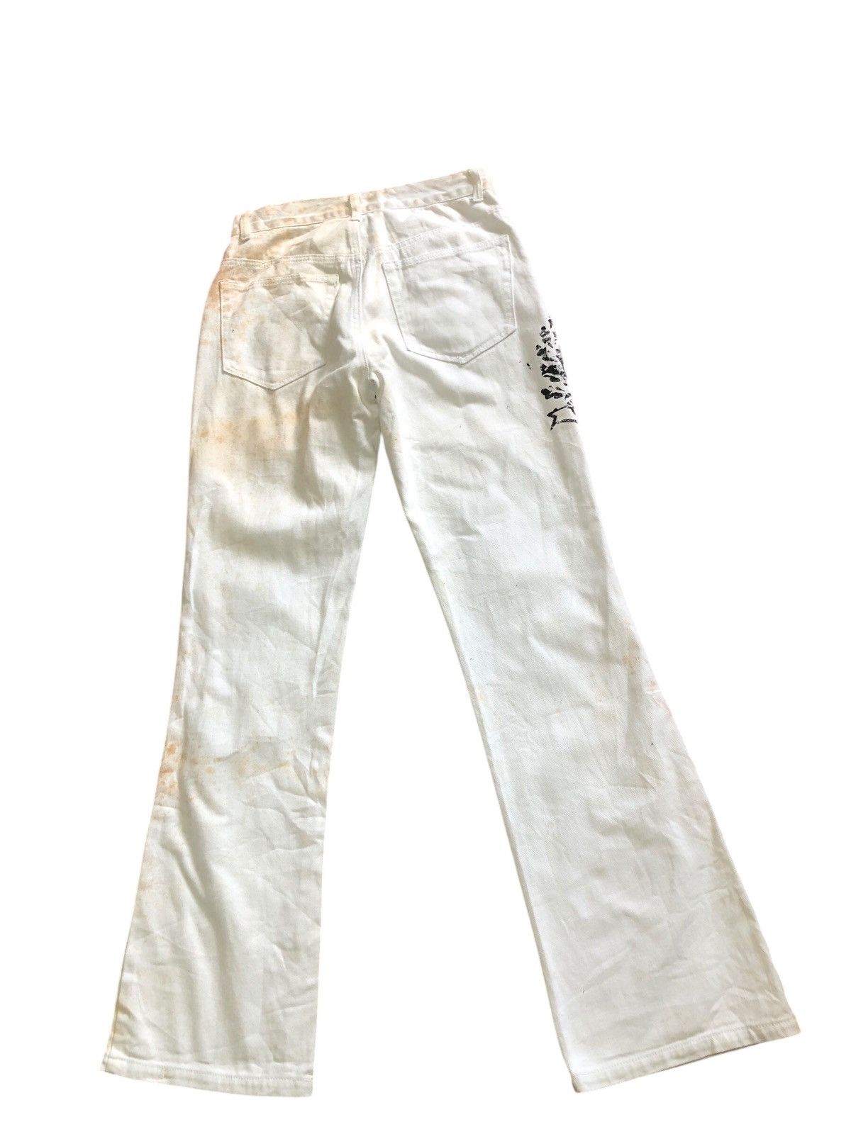 Japanese Brand Mon ma mes presented by Shimamura Flare Muda max Denim pants Size 27" / US 4 / IT 40 - 2 Thumbnail