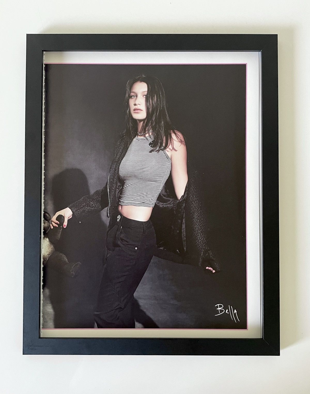 Chrome Hearts bella photo Framed poster 9x11