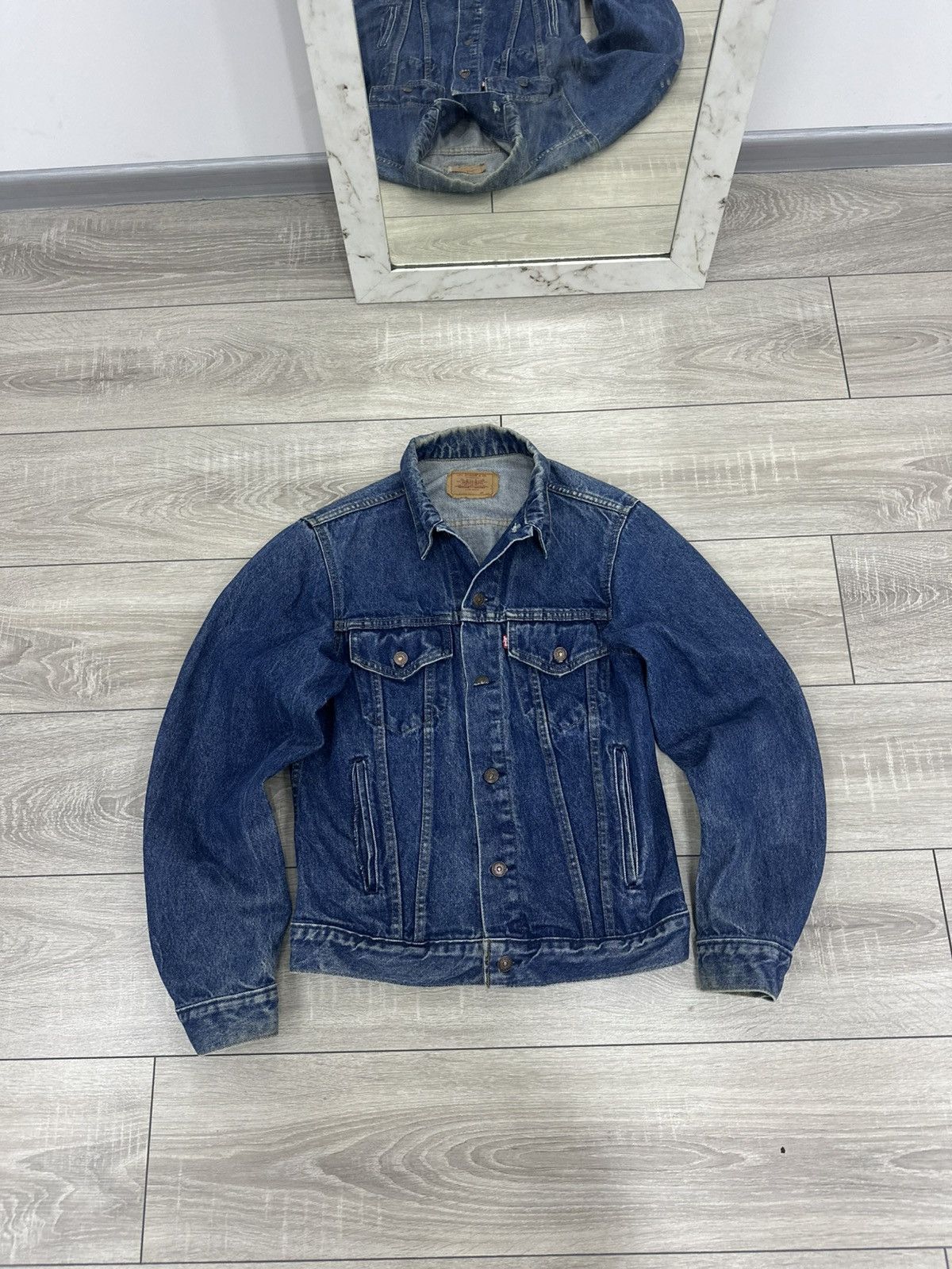 Levi's Levis Vintage Cat in The Hood Denim Jacket 90s Size L / US 10 / IT 46 - 2 Thumbnail