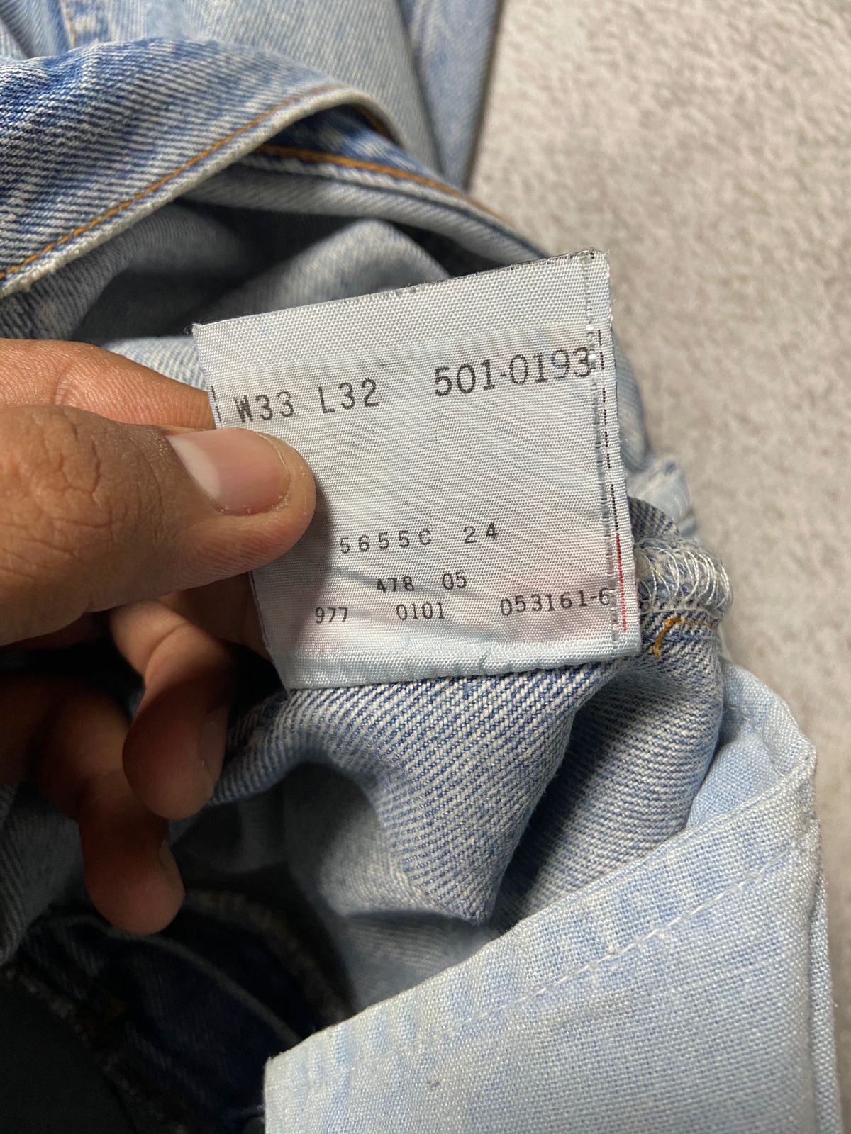 Levi's Vintage levis 501 Stone washed jeans Size US 31 - 3 Thumbnail