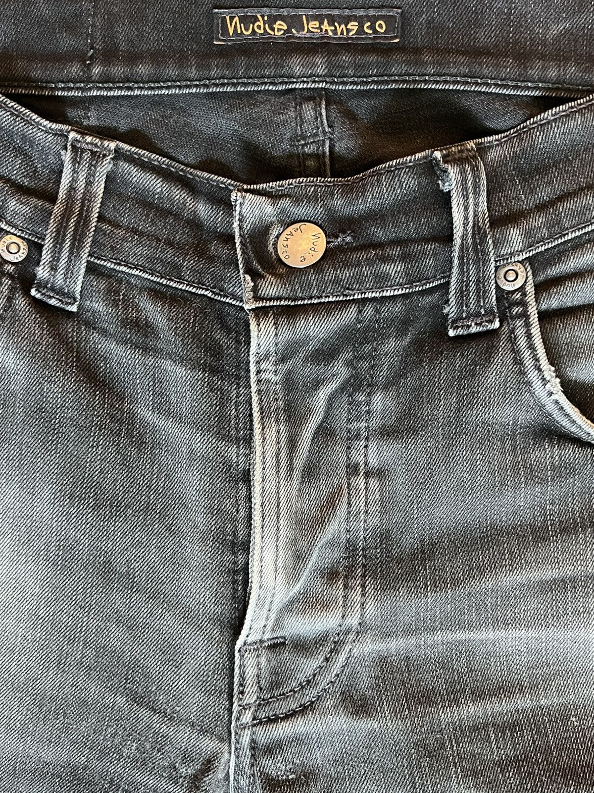 Nudie Jeans Nudie Grim Tim Re-Use Program Denim Jeans Size US 30 / EU 46 - 3 Thumbnail