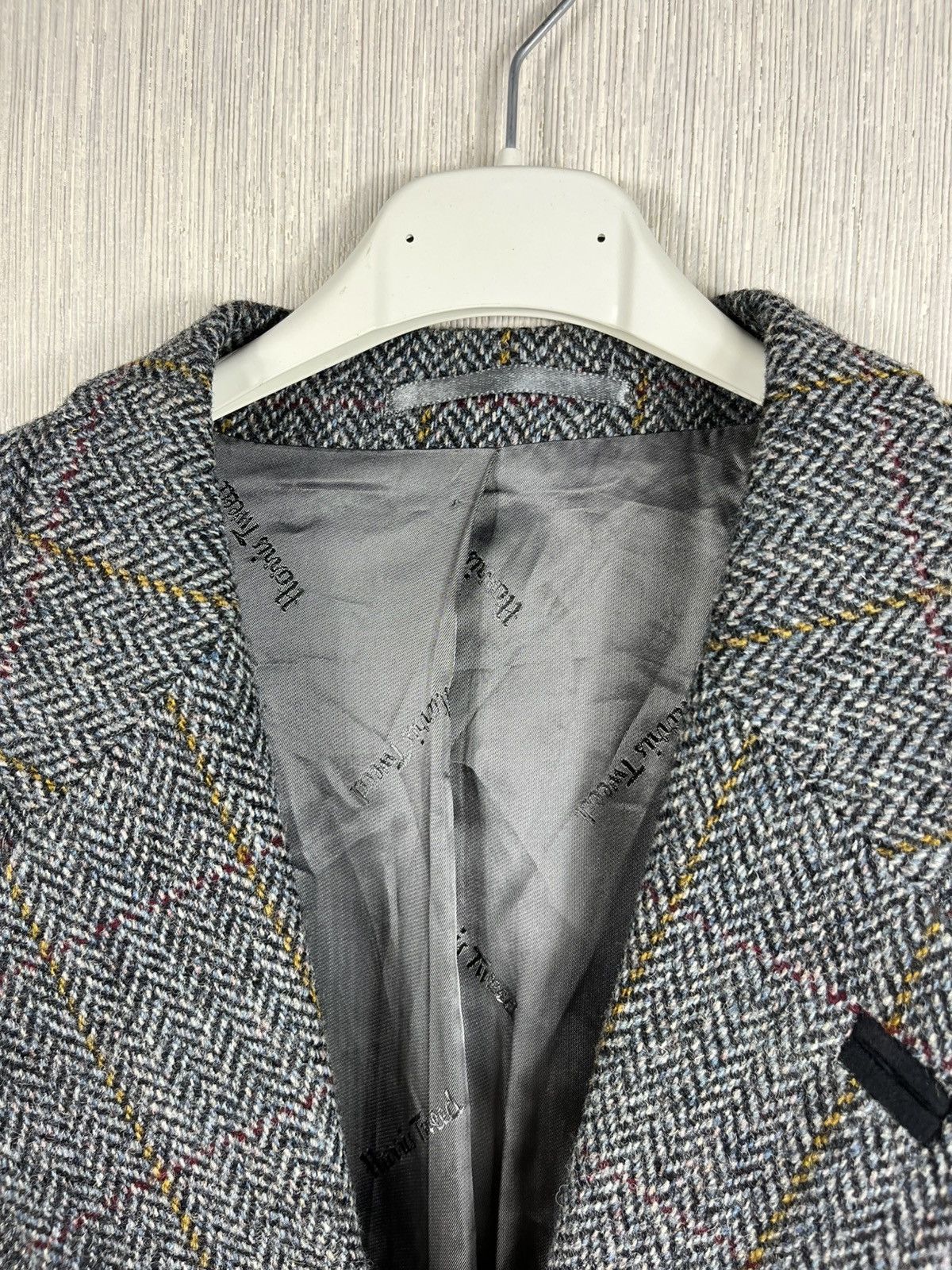 Harris Tweed × Vintage Vintage Harris Tweed wool herringbone coat jacket pattern Size US XL / EU 56 / 4 - 16 Thumbnail